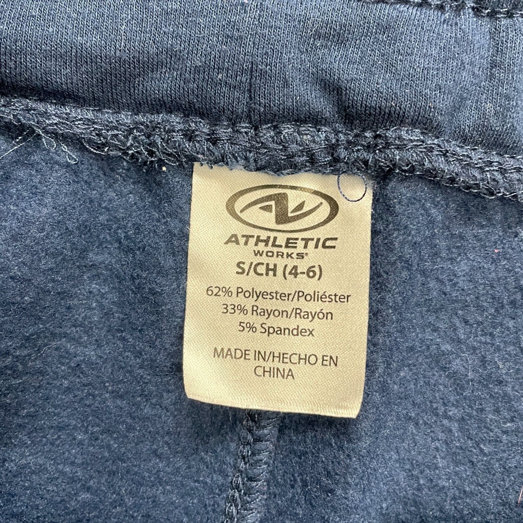 Athletic Works Athletic Works Jogger Pants Womens Small Blue Outdoor Fleece Drawstring 32x28.5 Size 28" / US 6 / IT 42 - 7 Thumbnail