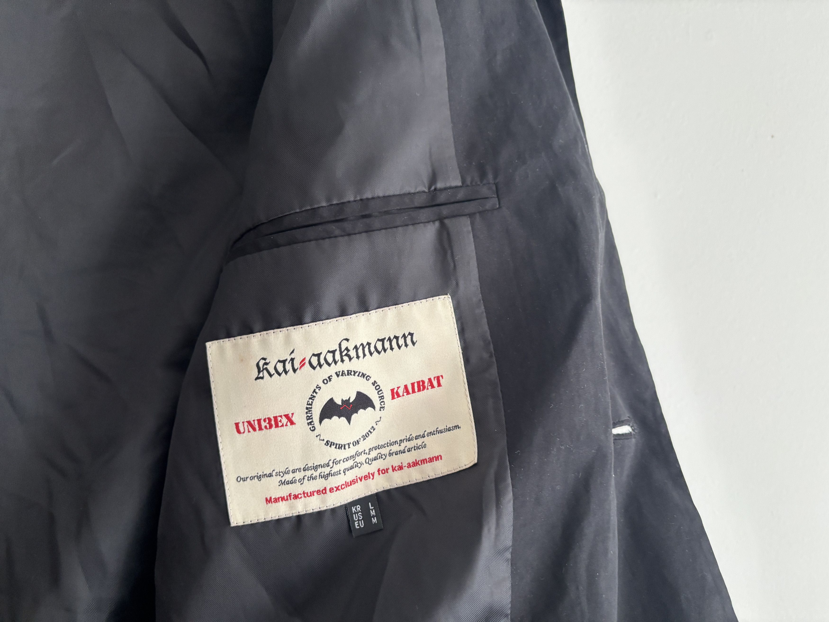 Kai Aakmann Kai-Aakmann Hooded Hybrid Black Field Jacket - Medium Size US M / EU 48-50 / 2 - 18 Thumbnail