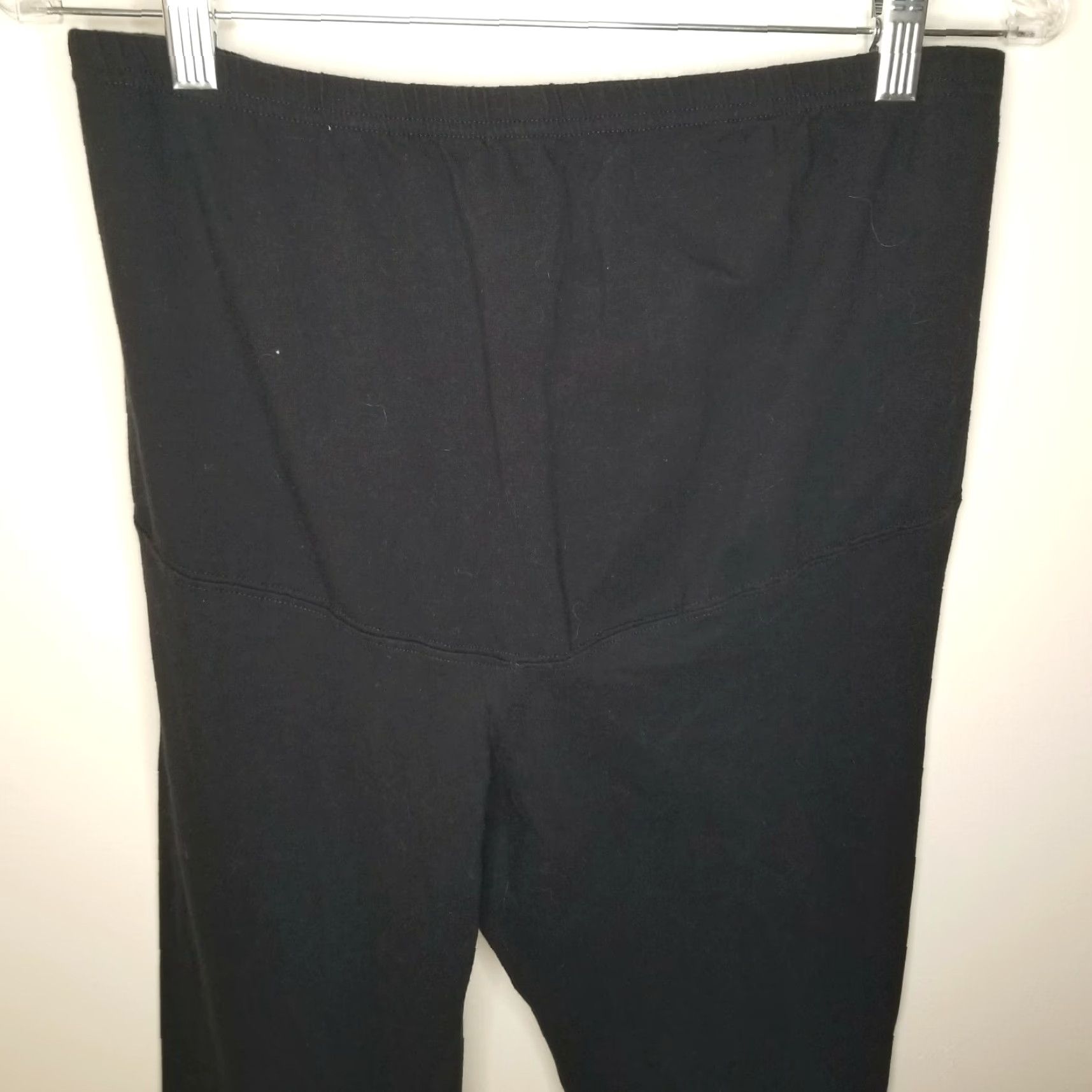 MoMA VINTAGE Oh! Mamma Womens Black Maternity Leggings Size L Womens Leisurewear Size 36" / US 14 / IT 50 - 2 Thumbnail