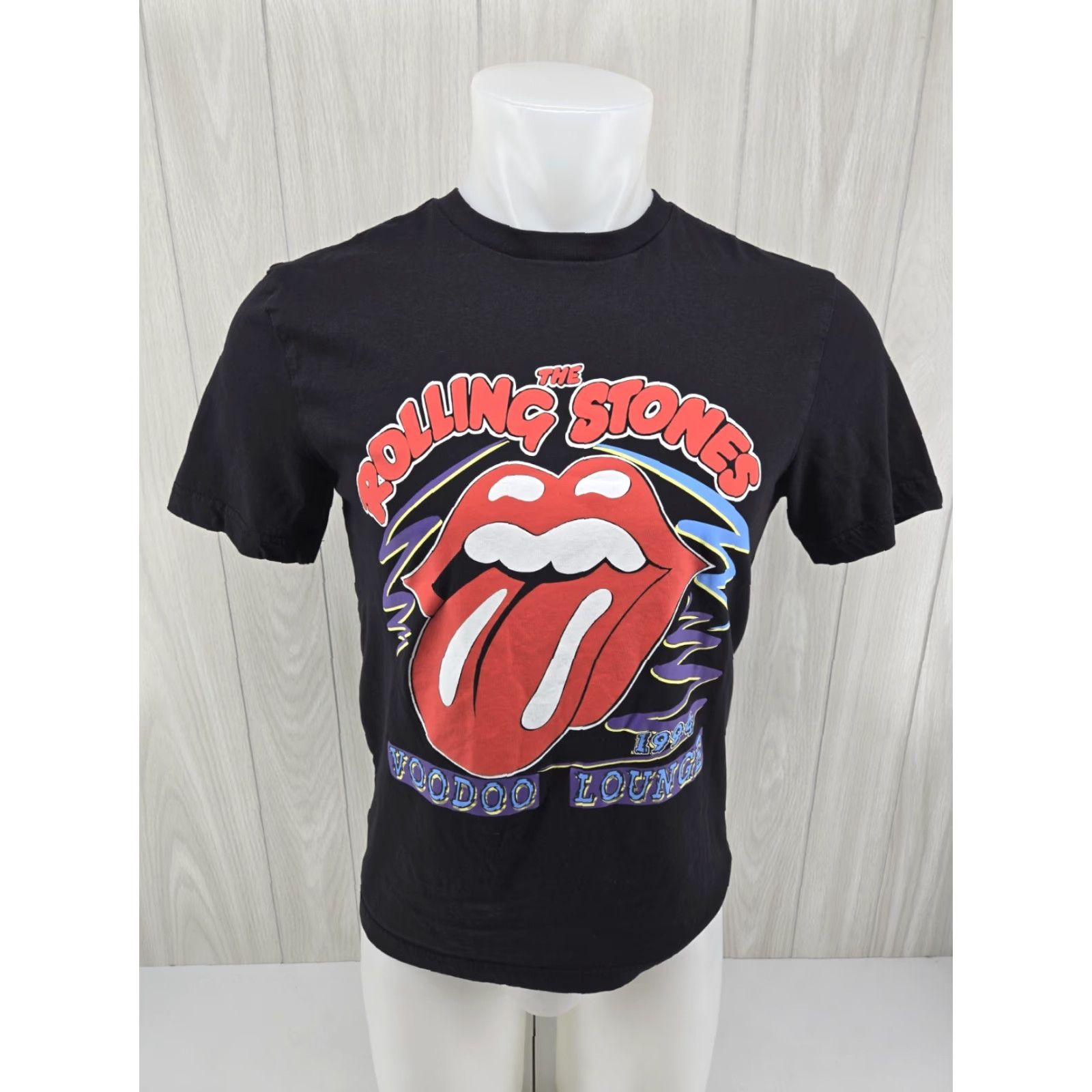 H&M VINTAGE Rolling Stones x H&M 94 Voodoo Lounge Front & Back Graphic Shirt SMALL Size US S / EU 44-46 / 1 - 3 Thumbnail