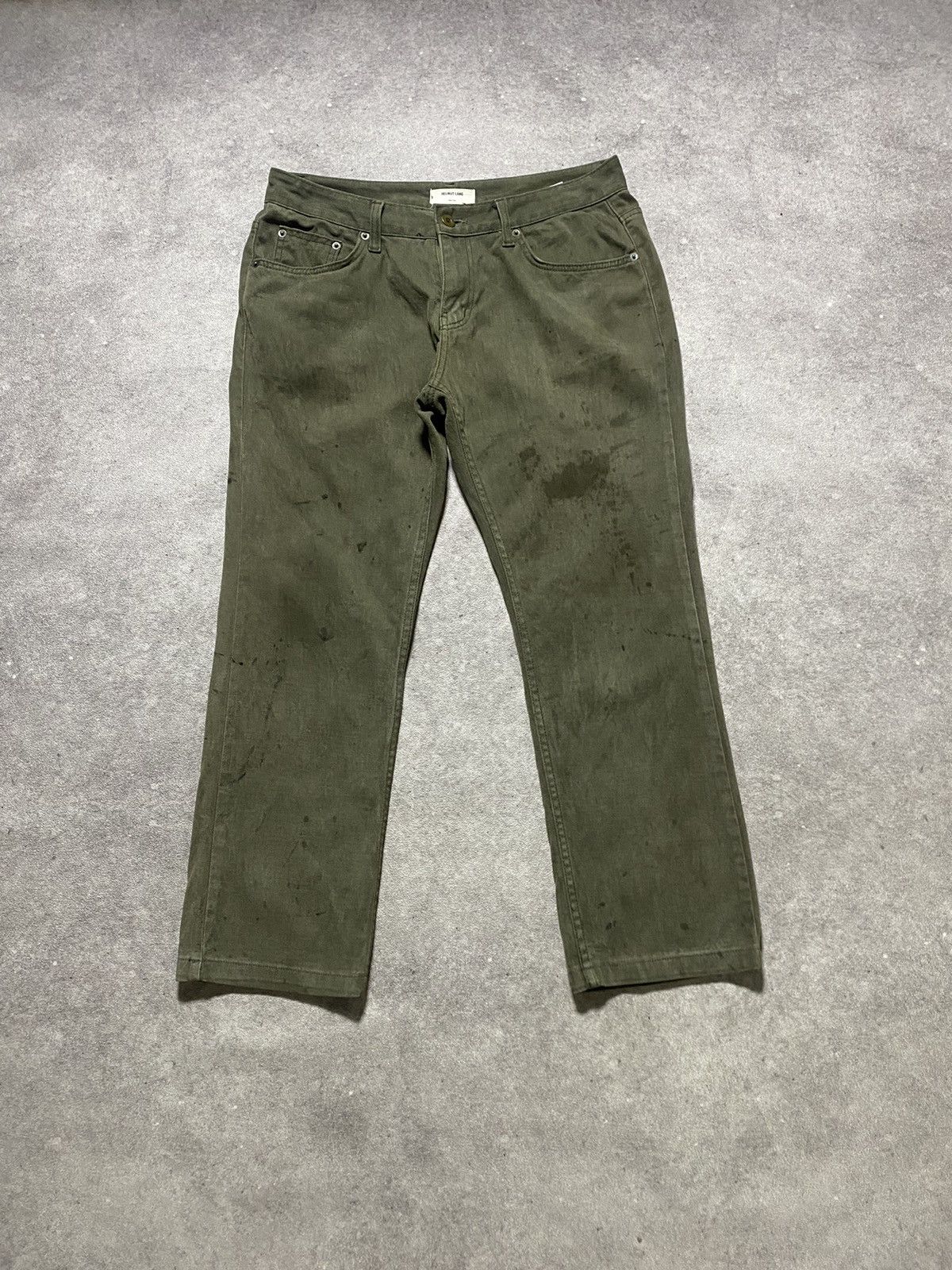 Helmut Lang Helmut Lang Chinos Green Size US 30 / EU 46 - 1 Thumbnail