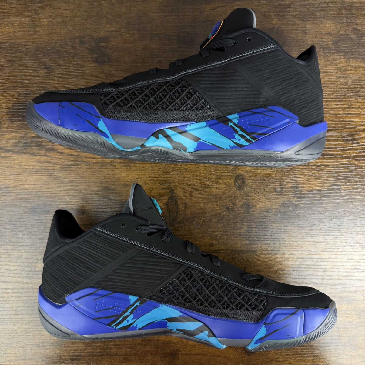 Jordan Brand NEW Promo Sample Air Jordan 38 Low Aqua PE Black Size 13 Men Size US 13 / EU 46 - 4 Thumbnail
