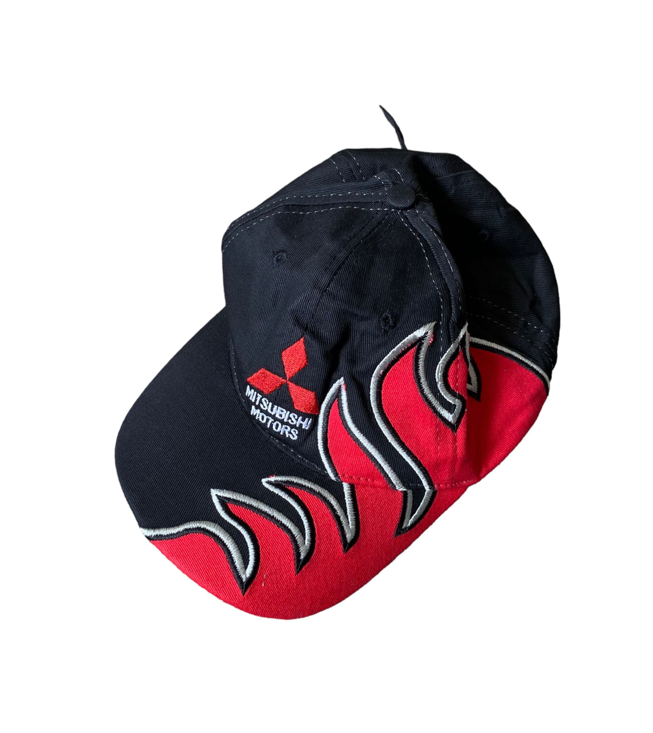 Japanese Brand × Vintage Mitsubishi vintage y2k flamed baseball cap Size ONE SIZE - 1 Thumbnail