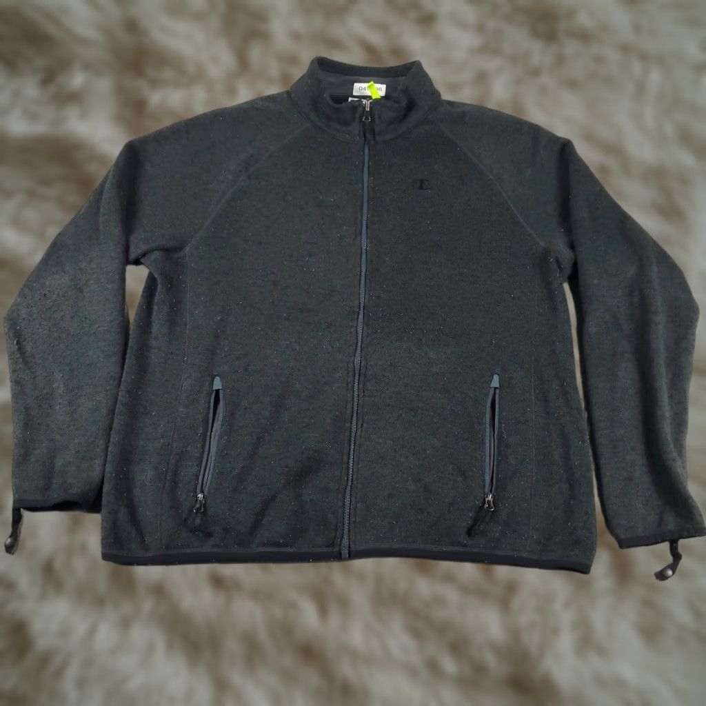 Champion Champion Sweater Mens XL Gray Full Zip Sweatshirt Size US XL / EU 56 / 4 - 1 Thumbnail