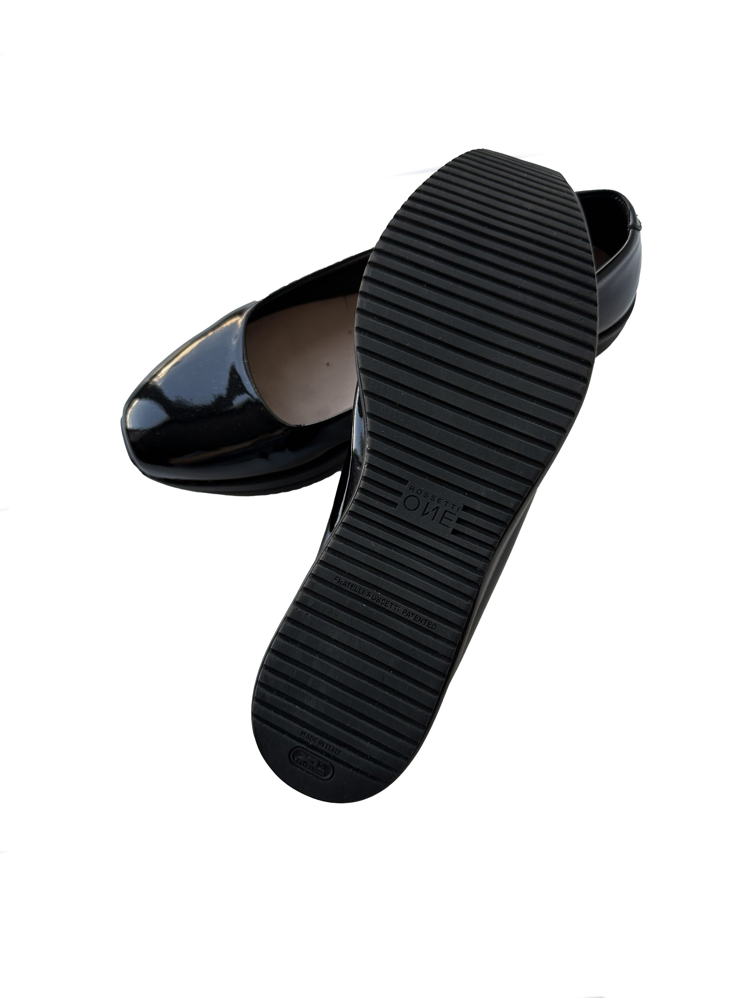 Fratelli Rossetti Fratelli Rosetti ONE black laquered balley shoes Size US 8.5 / IT 38.5 - 6 Thumbnail