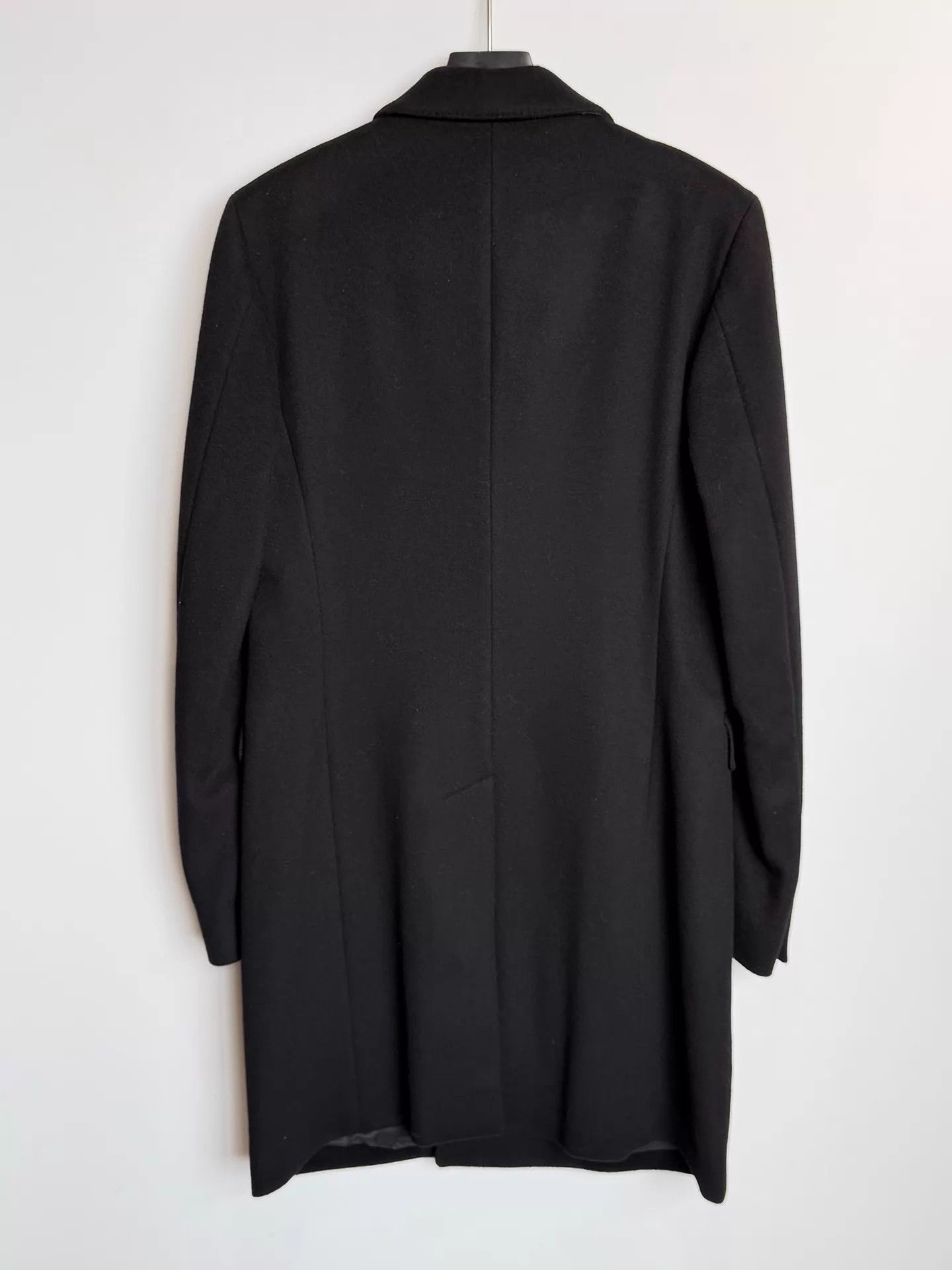 Burberry Burberry Double-Breasted Black Overcoat 48 (98 New) Size US M / EU 48-50 / 2 - 4 Thumbnail
