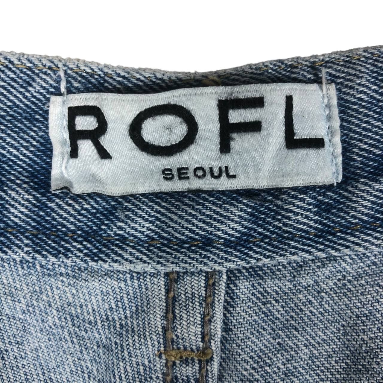 Jean × Vintage Vintage " Roft " Distressed Ripped Baggy jeans Size 32" / US 10 / IT 46 - 7 Thumbnail