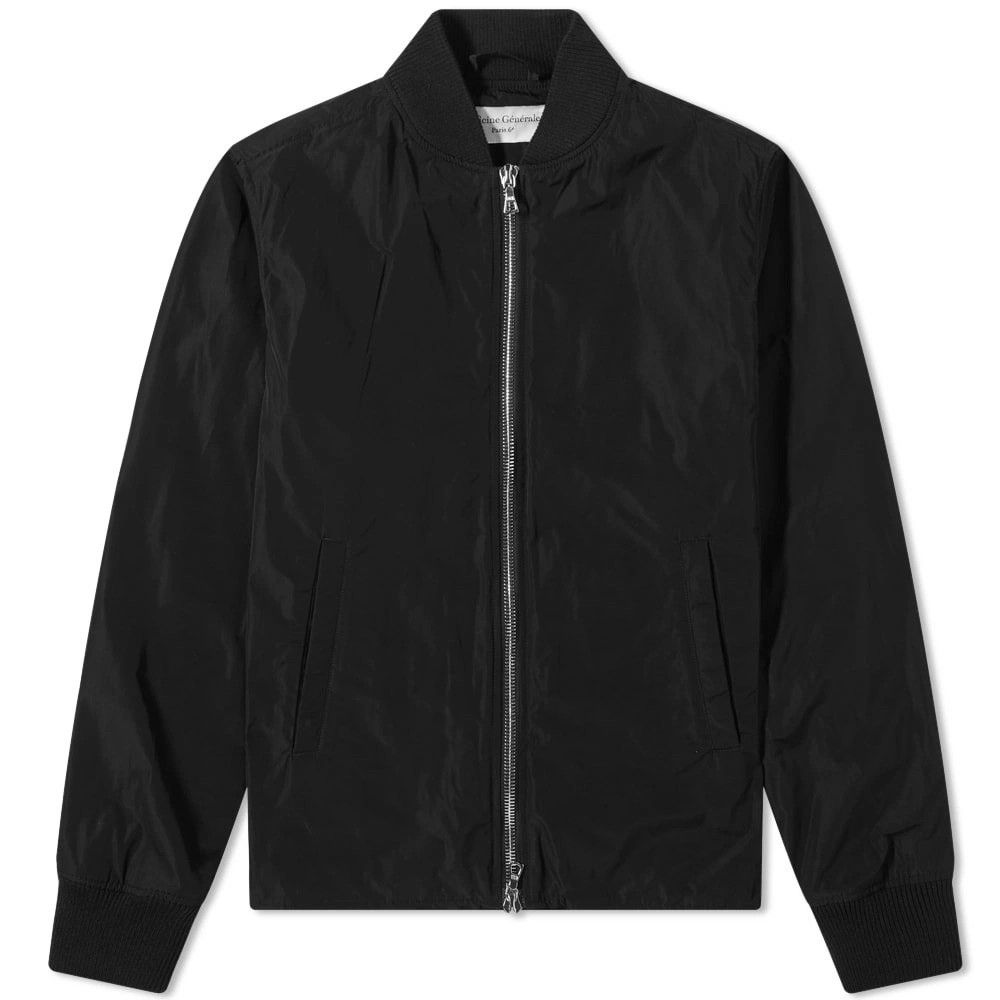 Officine Generale o1mle1025 Ben Nylon Bomber Jacket in Black Size US XXL / EU 58 / 5 - 1 Preview