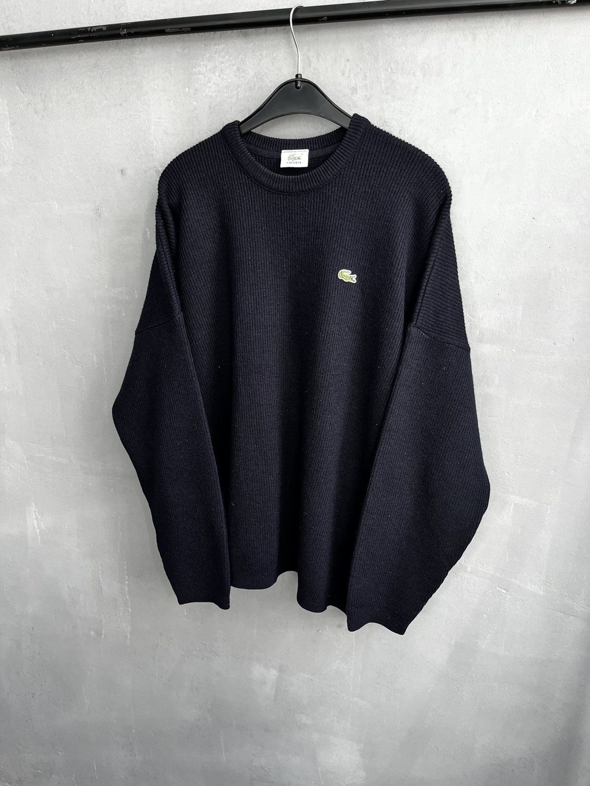 Lacoste × Vintage Lacoste oversize sweater vintage Size US XL / EU 56 / 4 - 1 Thumbnail