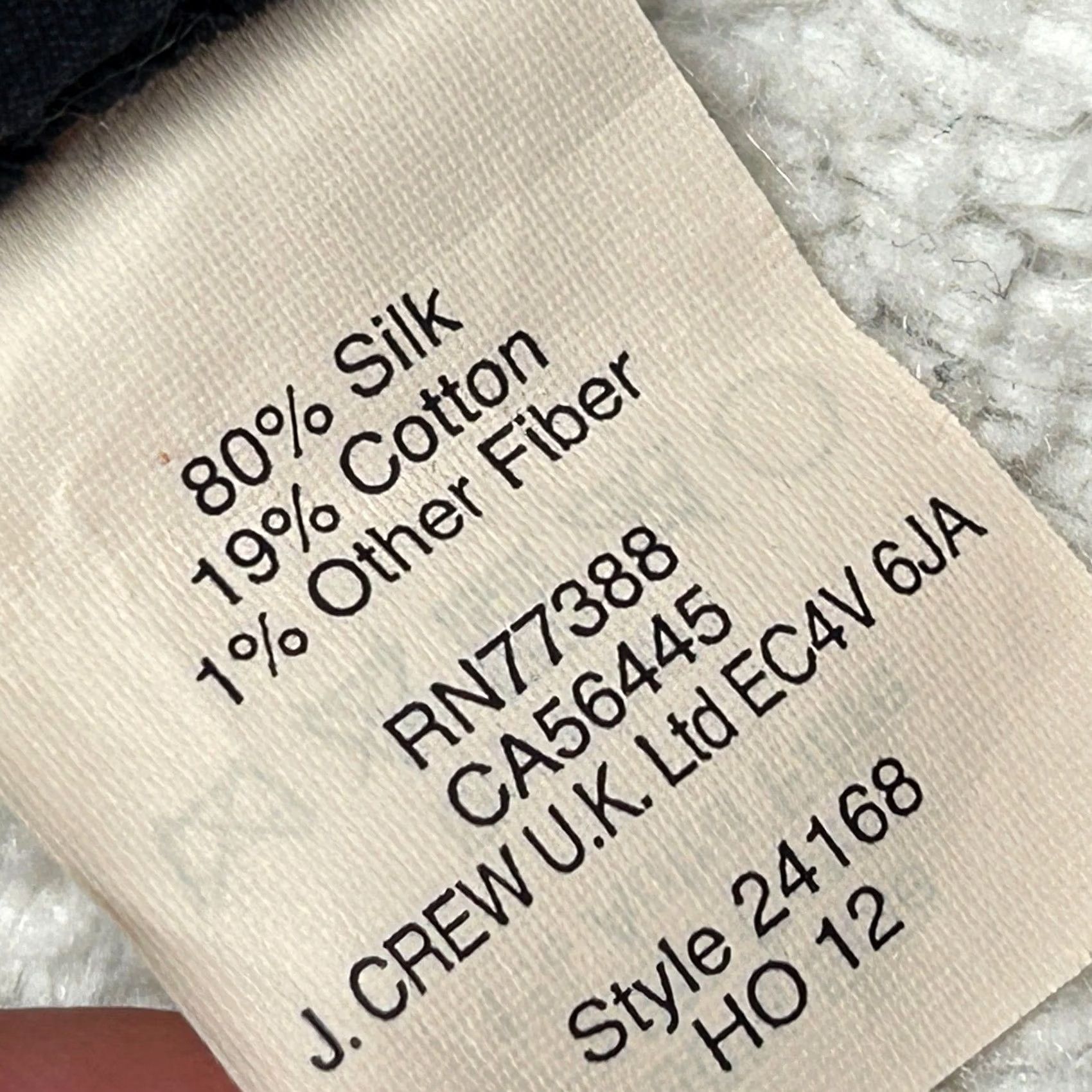 J.Crew J. Crew Women's Top Size 4 Navy Blue Silk Cotton Swiss Dot Blouse Peasant Sheer Shirt Women 4 Navy Blue Silk Cotton Swiss Dot Blouse Peasant Sheer Size S / US 4 / IT 40 - 4 Thumbnail
