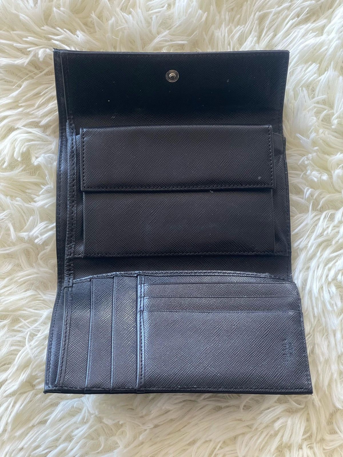Prada × Vintage Prada Tessuto Trifold Wallet Size ONE SIZE - 10 Thumbnail