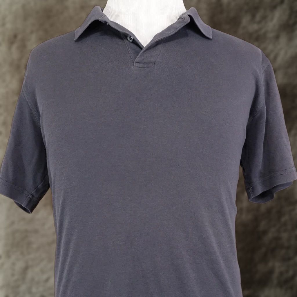 Tasso Elba Tasso Elba Polo Shirt Mens Medium Short Sleeve Gray Casual 100% Cotton Golf Walking Size US M / EU 48-50 / 2 - 1 Thumbnail