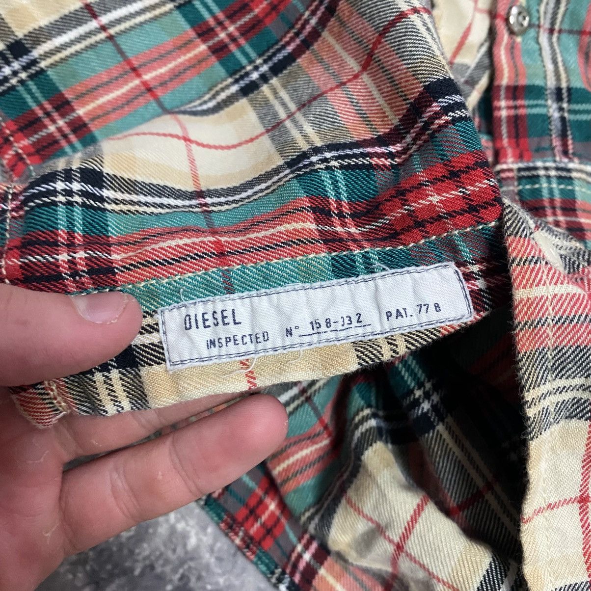 Diesel Luxury Diesel Streetwear small logo y2k opium button shirt Size US M / EU 48-50 / 2 - 9 Thumbnail