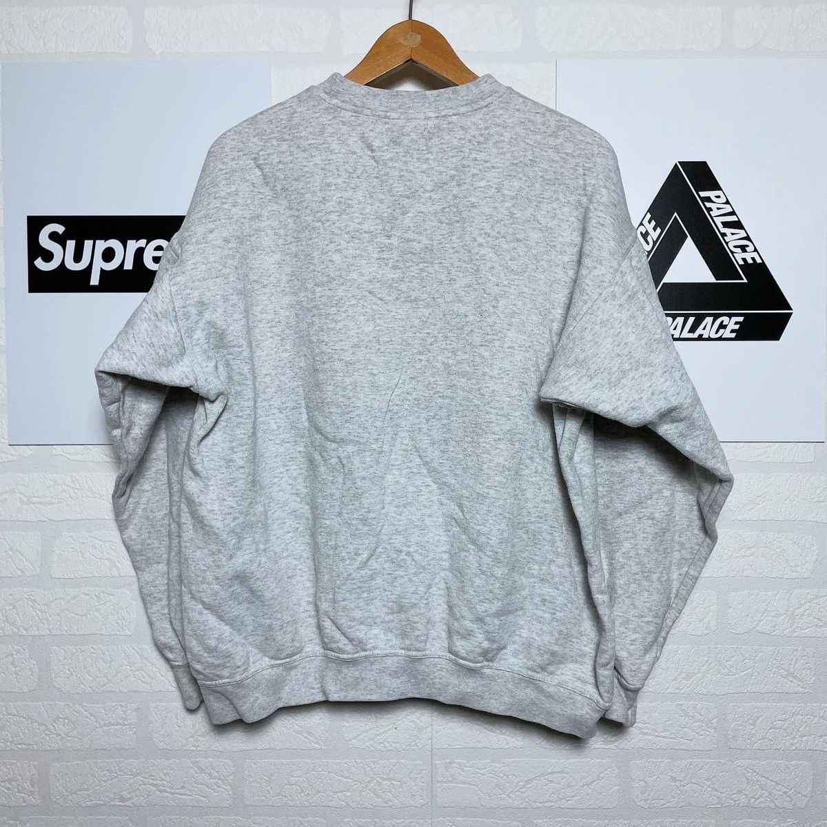 Adidas Vintage Sweatshirt Adidas from 90s Big Logo Grey Size US M / EU 48-50 / 2 - 2 Thumbnail