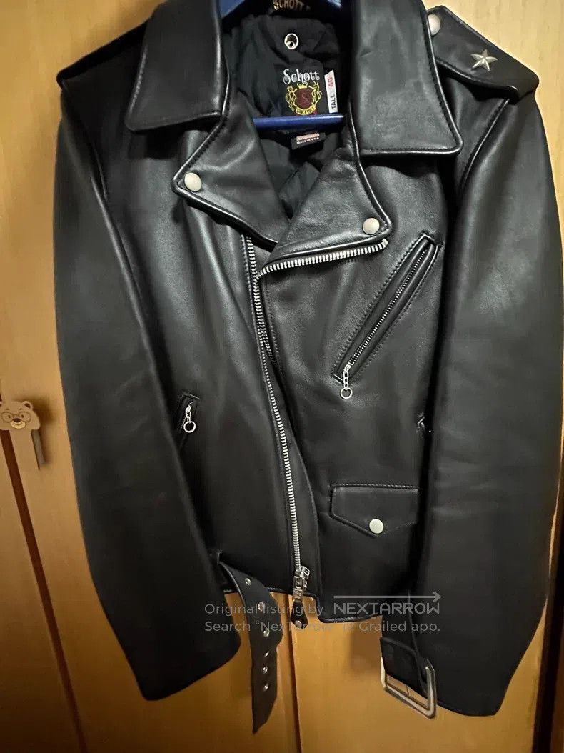 Schott Schott Leather coat Size US XXS / EU 40 - 2 Thumbnail