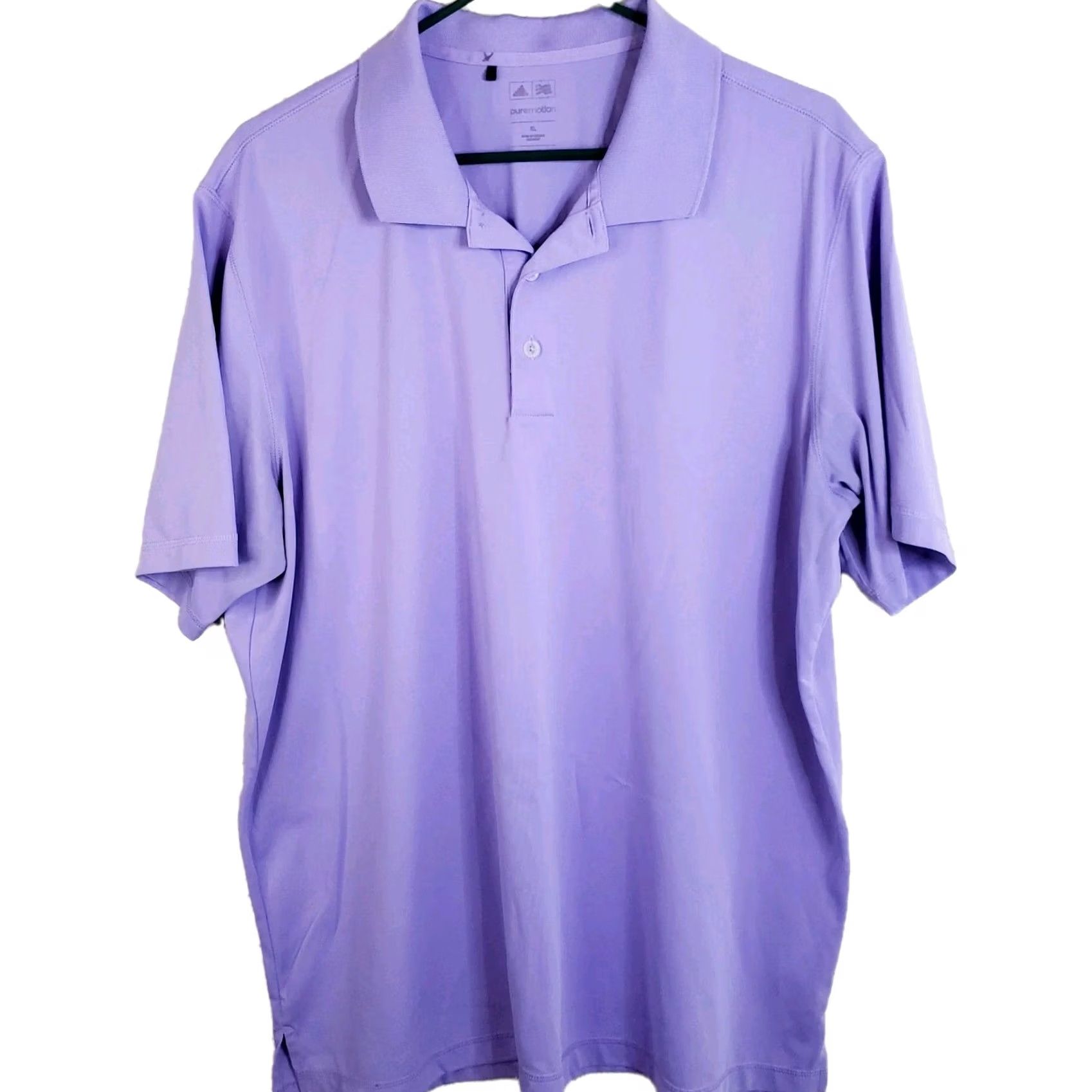 Adidas Adidas Puremotion Polo Shirt Mens XL Lavender Purple Short Sleeve Golf Casual Activewear Workwear Size US XL / EU 56 / 4 - 2 Thumbnail