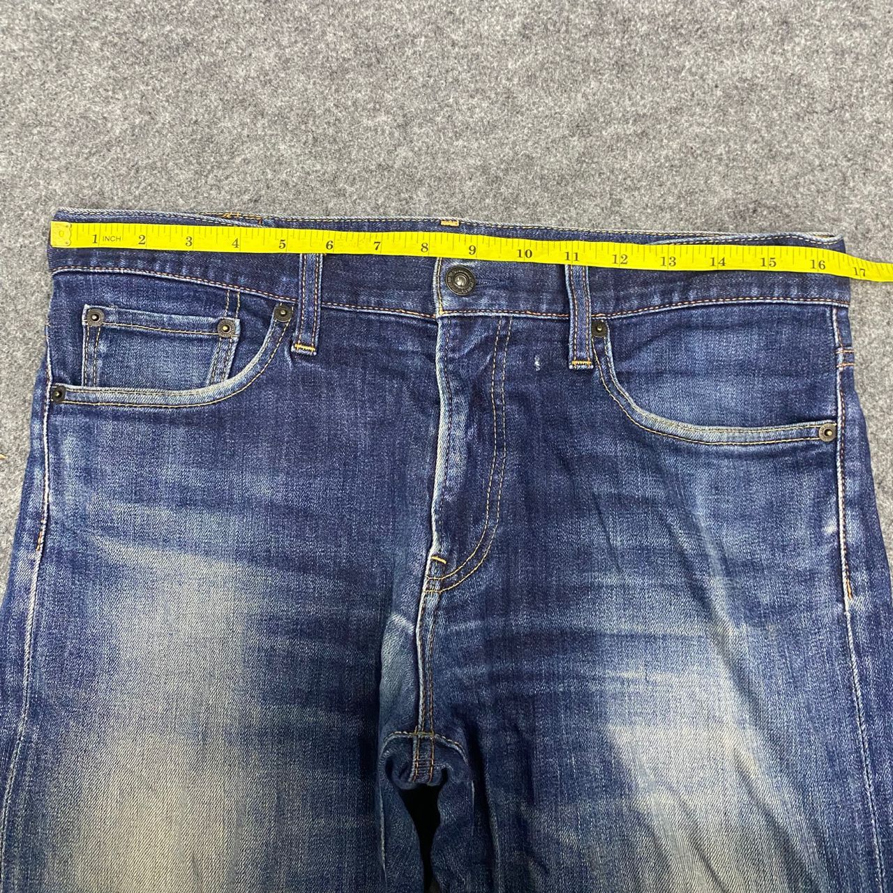 Uniqlo 💥Best Offer💥Vintage Uniqlo Jeans Distressed Denim Size US 33 - 4 Thumbnail