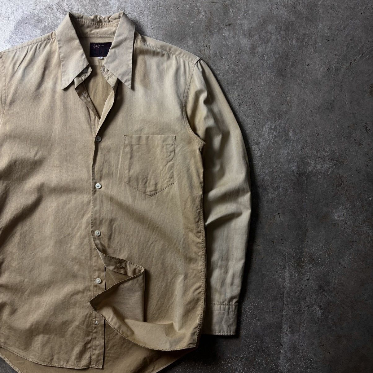 Yohji Yamamoto AAR YOHJI YAMAMOTO FADED SHIRT Size US M / EU 48-50 / 2 - 2 Thumbnail