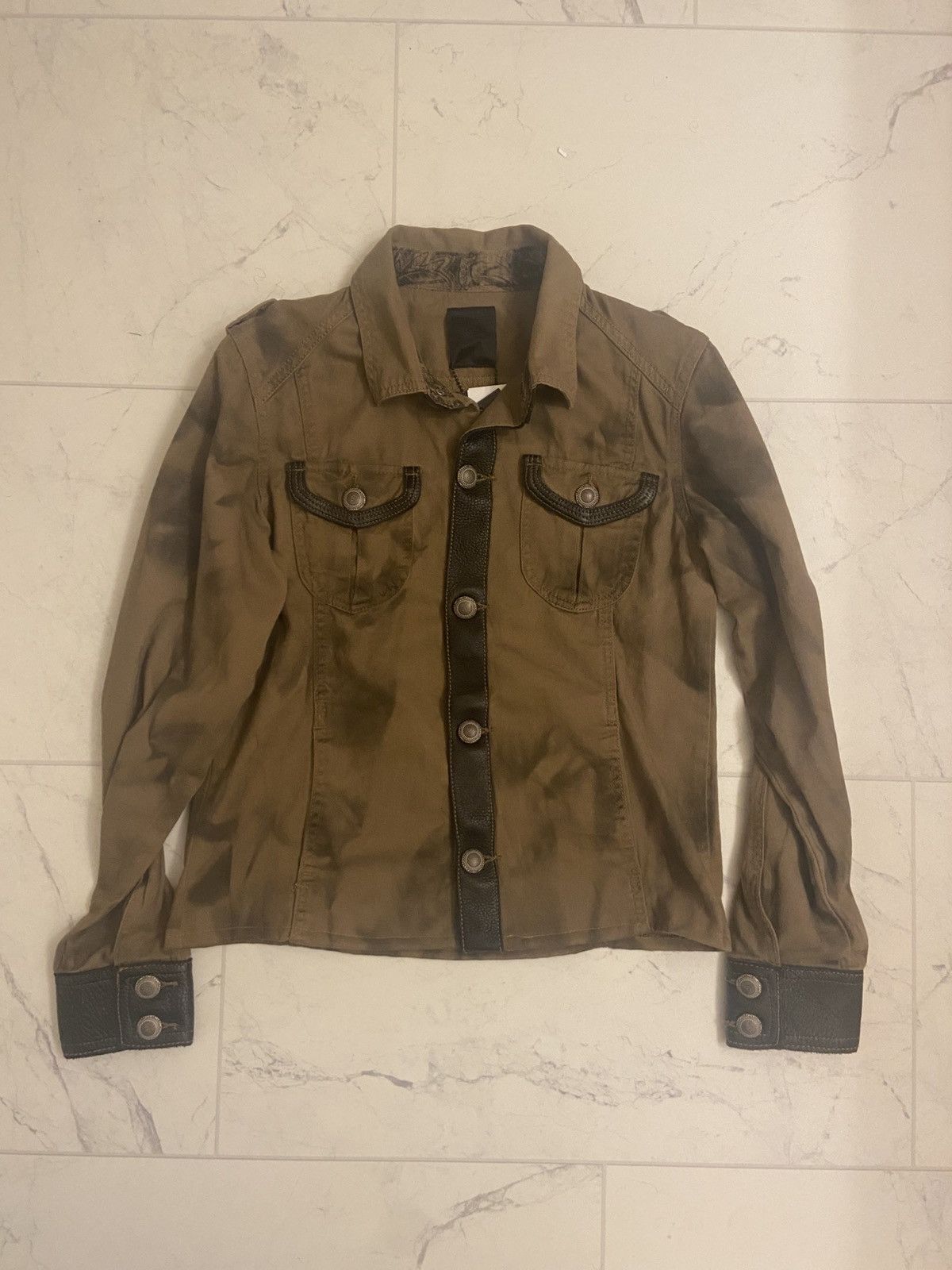 If Six Was Nine Midas Camo Cow Leather Long sleeve Size US S / EU 44-46 / 1 - 1 Thumbnail