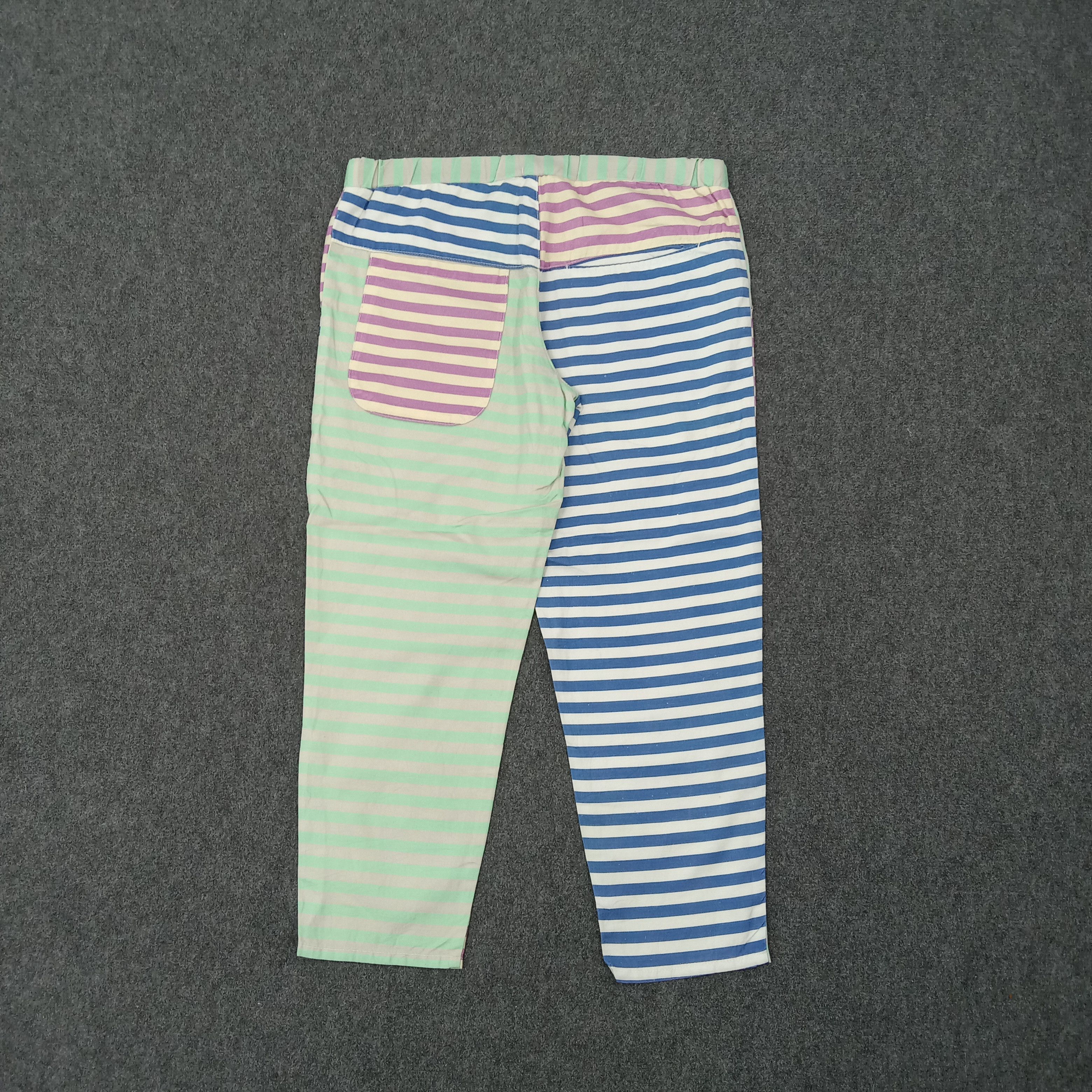 Ne-Net Ne-Net by Issey Miyake Japanese Stripes Pants C265N23 Size US 34 / EU 50 - 6 Thumbnail