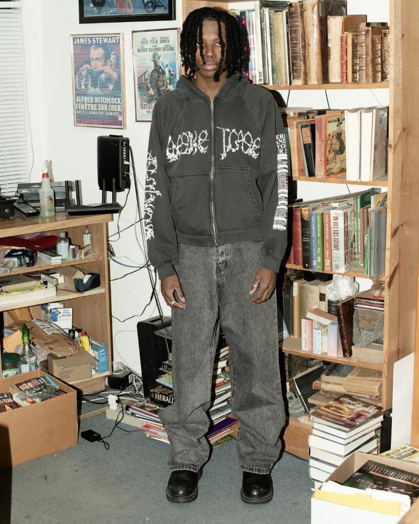 basketcase gallery Basketcase Gallery Massacre Zip Hoodie Gray XL Vintage Wash Size US XL / EU 56 / 4 - 5 Thumbnail