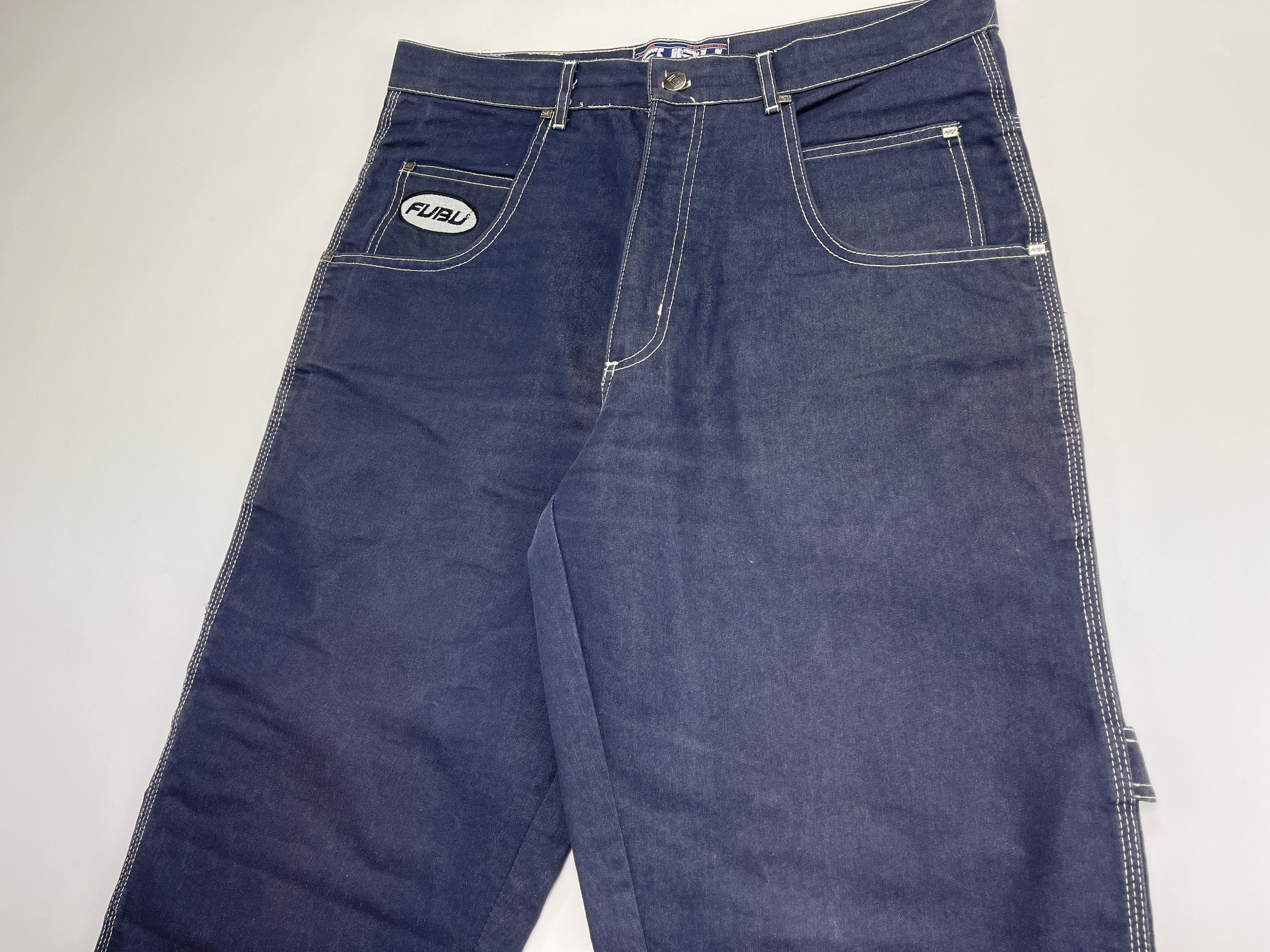 Fubu FUBU jeans, vintage baggy jeans, 90s hip hop skater Y2K 34 Size US 34 / EU 50 - 12 Thumbnail