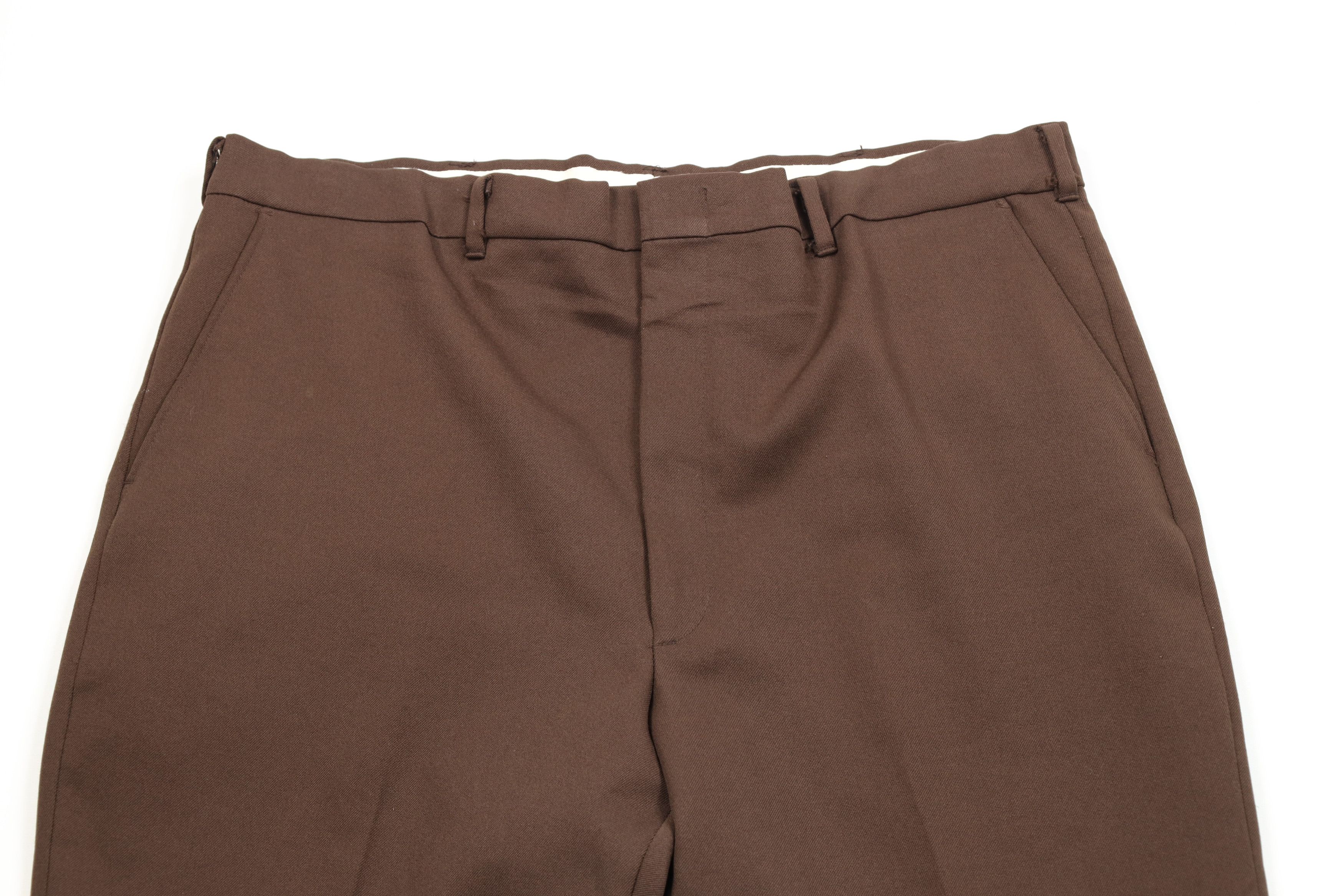 Vintage Vintage 70s Streetwear Bell Bottoms Chino Pants Brown USA Size US 36 / EU 52 - 2 Thumbnail