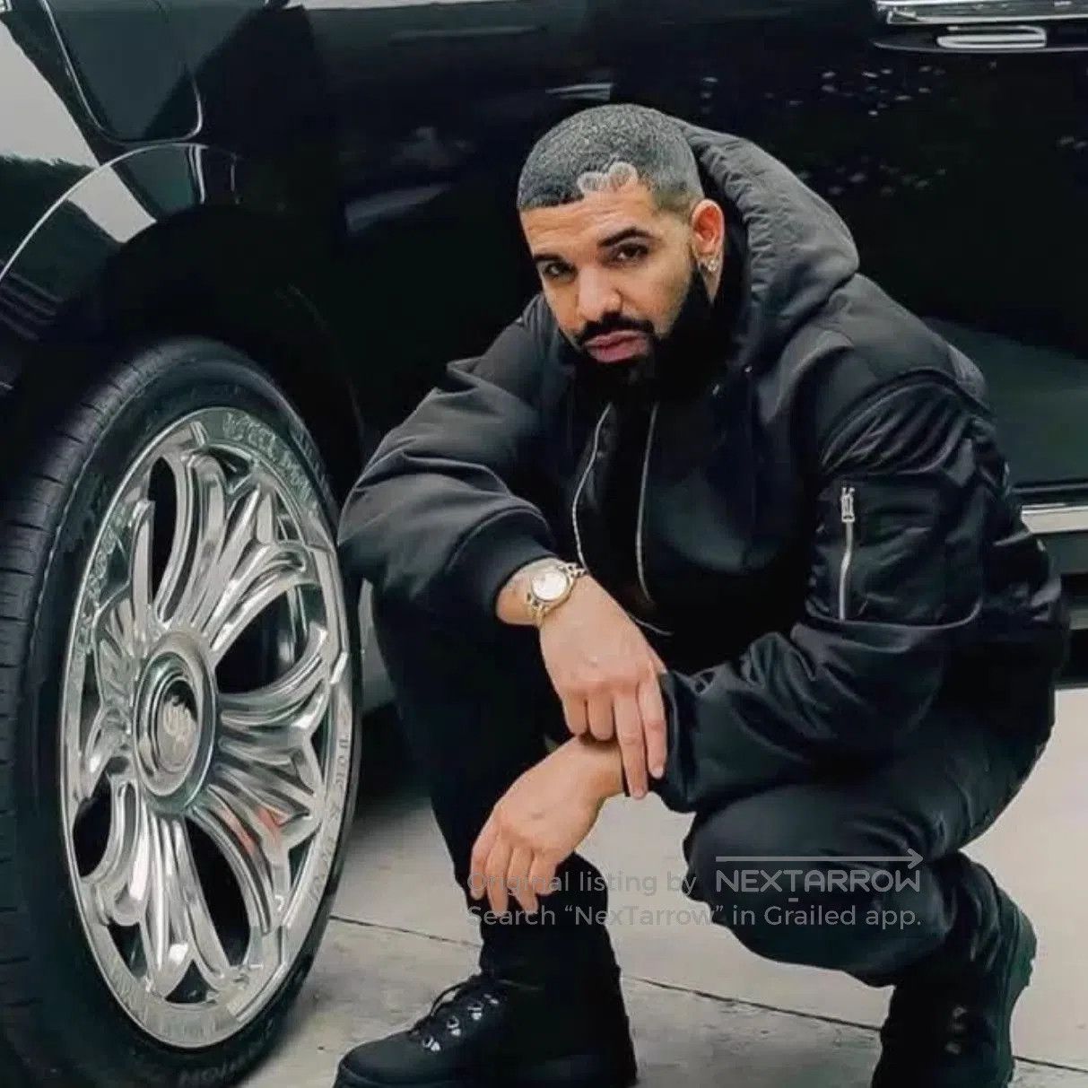 Givenchy Black Satin Bomber Jacket with Double Zippers. Size US S / EU 44-46 / 1 - 7 Thumbnail