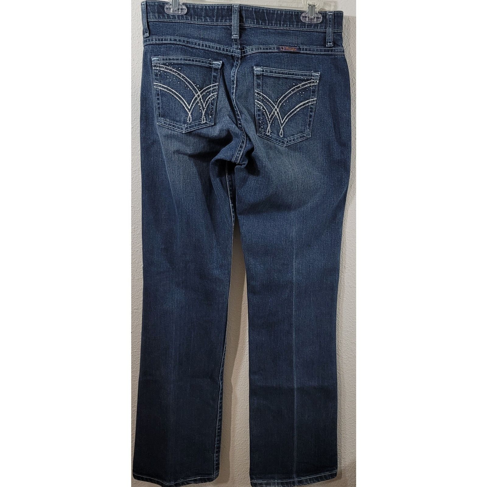 Wrangler Wrangler Q Baby Blue Denim Jeans 5 6 X 32 No Gap Waistband Size 31" - 2 Thumbnail