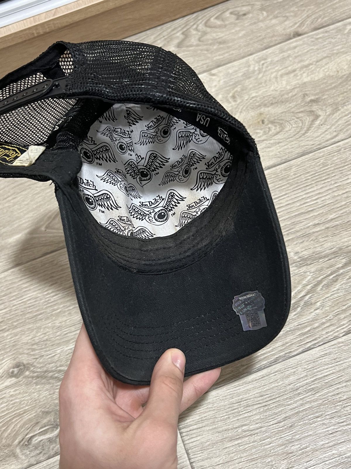 Vintage × Von Dutch Von Dutch USA trucker hat big logo Size ONE SIZE - 5 Thumbnail