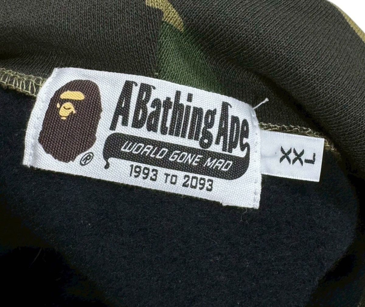 Bape BAPE Monster Hunter Full Zip Hoodie black/green camo Size US XXL / EU 58 / 5 - 8 Thumbnail