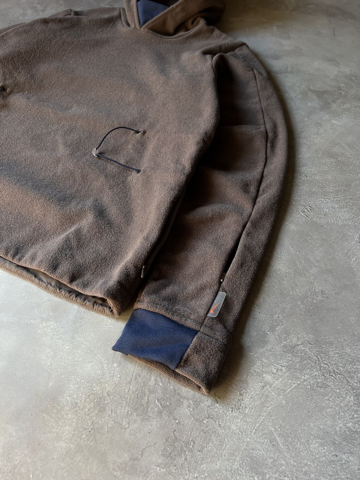 Vintage Vintage Nike Concept Ninja Brown Y2k Hoodie Size M / US 6-8 / IT 42-44 - 2 Thumbnail