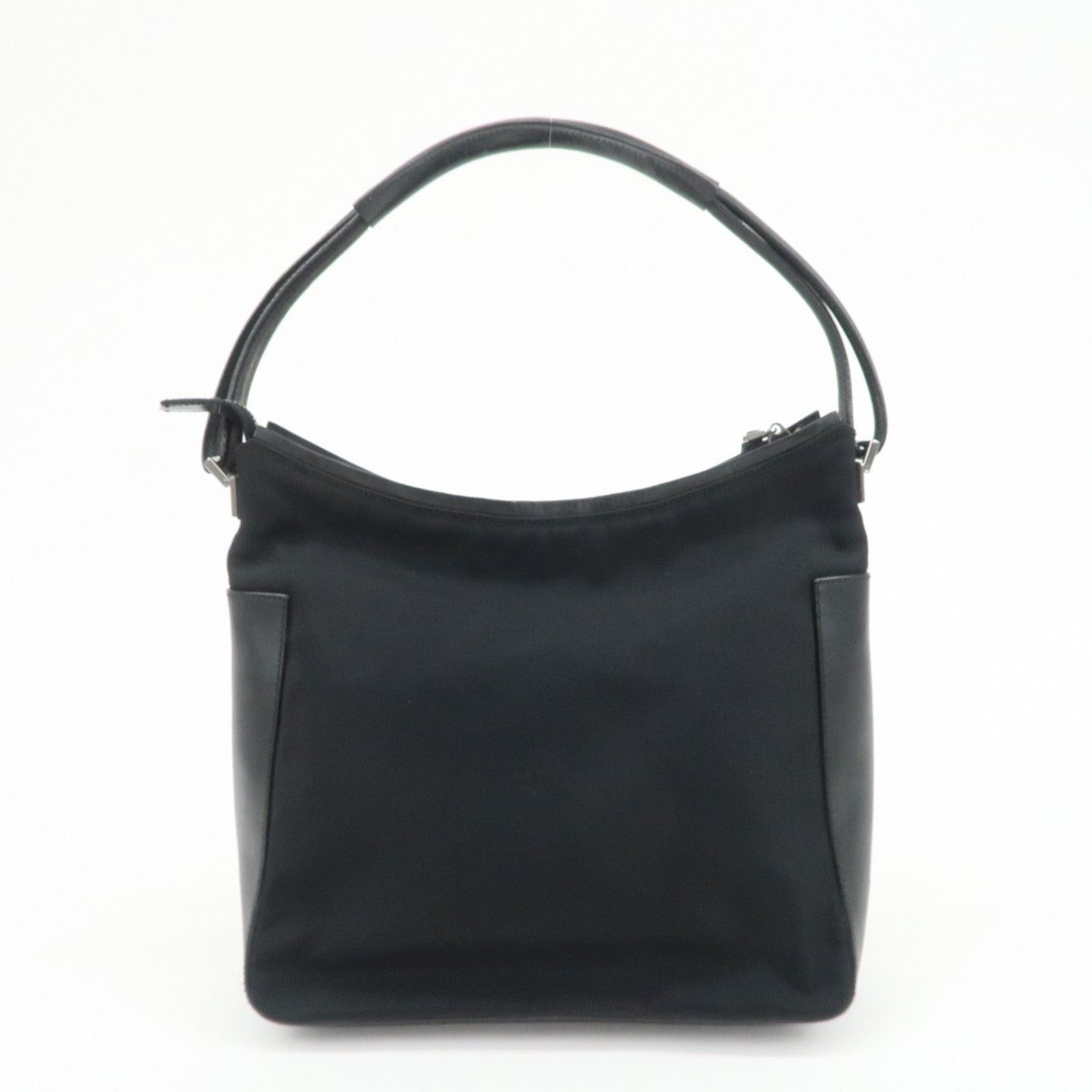 Gucci Gucci Nylon Leather Shoulder Bag Black Size ONE SIZE - 2 Thumbnail