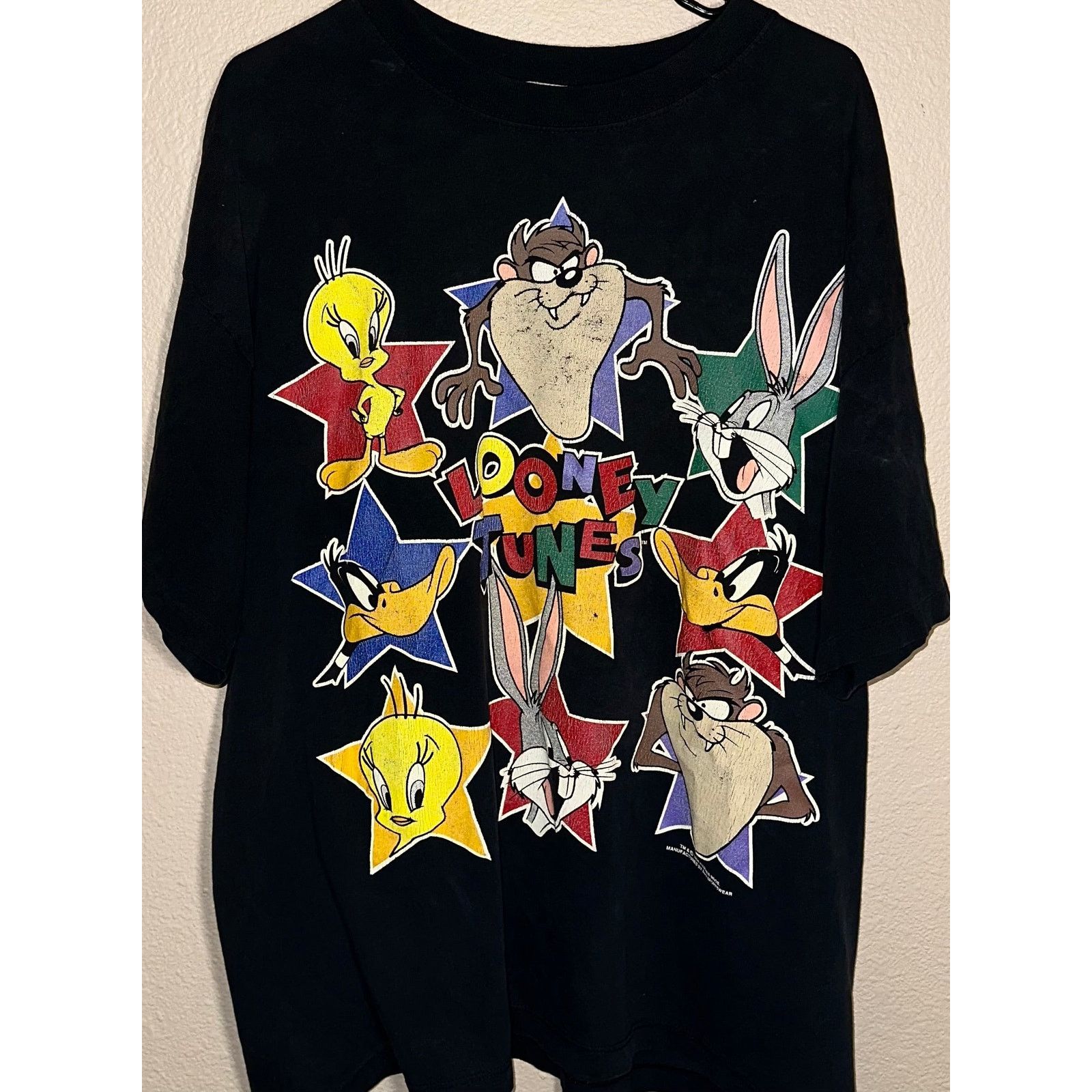 Other 🌀 Vintage 1994 Taz x Looney Tunes Tee (XL) Size US XL / EU 56 / 4 - 1 Thumbnail