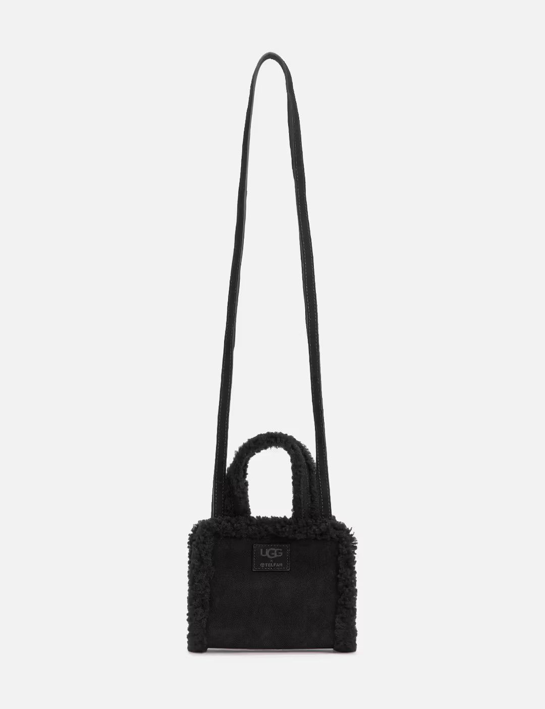Telfar × Ugg UGG X TELFAR SMALL SHOPPER SUEDE BLACK Size ONE SIZE - 10 Thumbnail