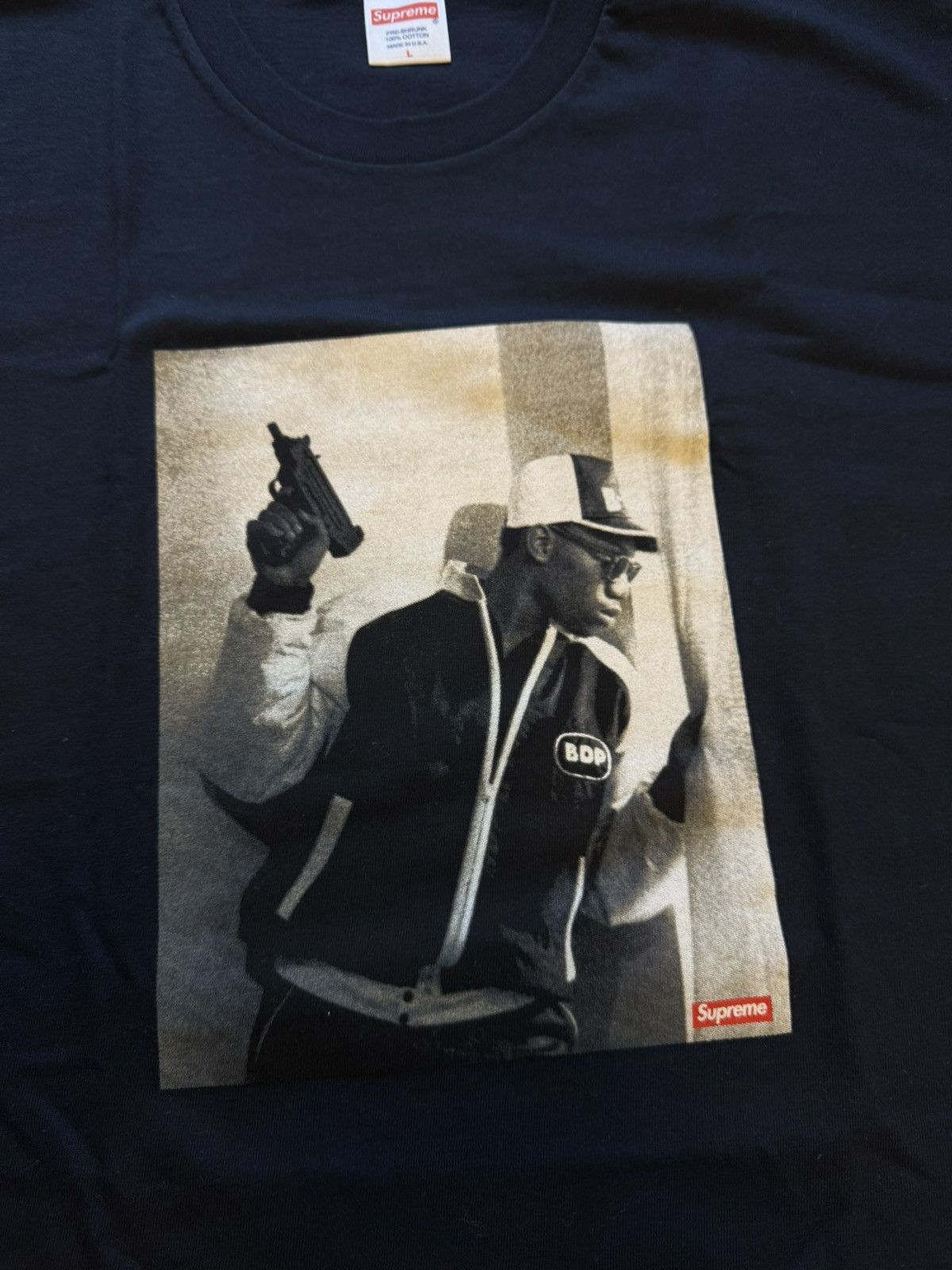 Supreme Supreme Krs One Tee Navy Size US L / EU 52-54 / 3 - 3 Thumbnail