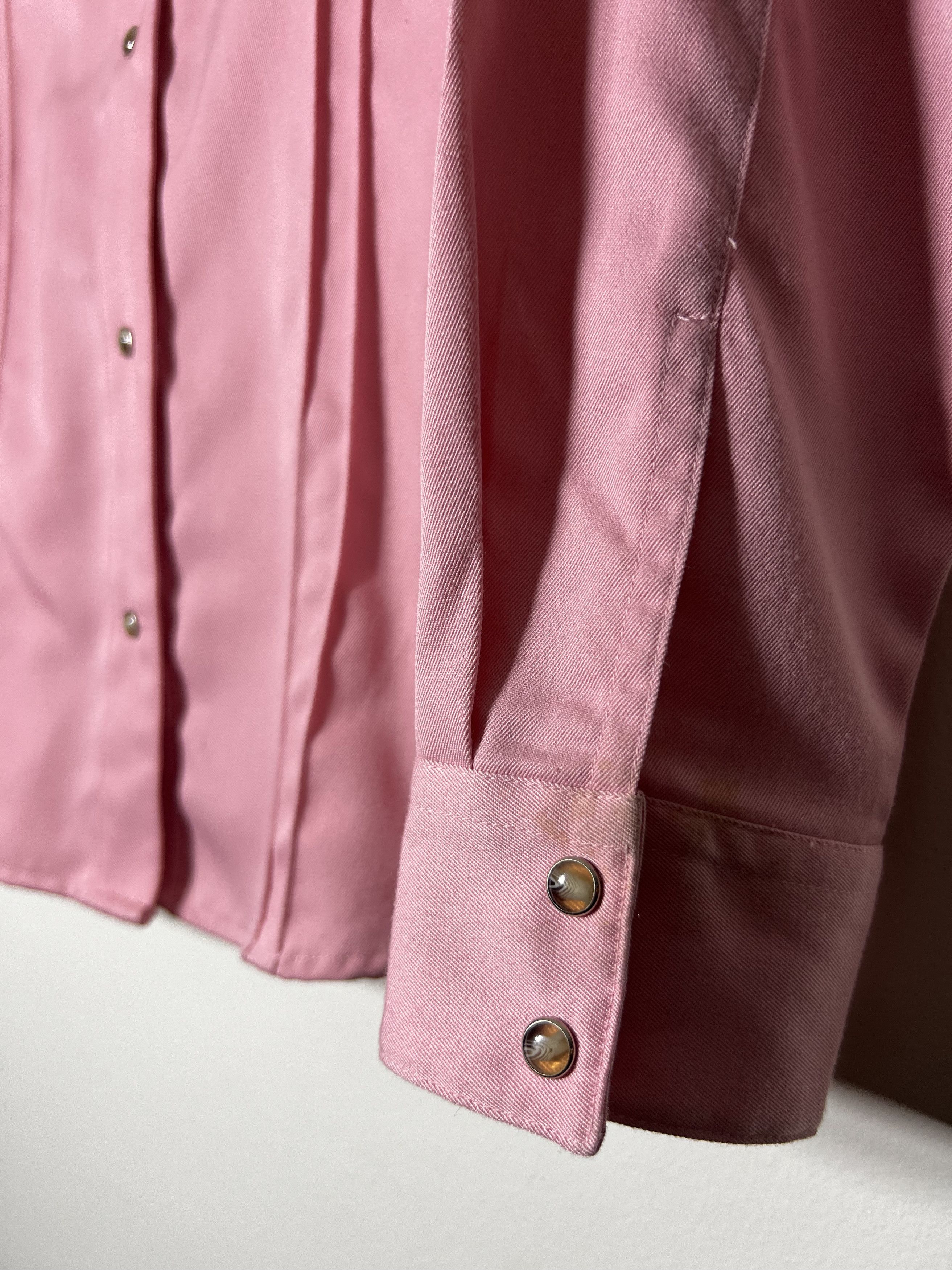 Other × Vintage Vintage 1990's Roughrider by Circle T Pink Western Blouse Size S / US 4 / IT 40 - 3 Thumbnail