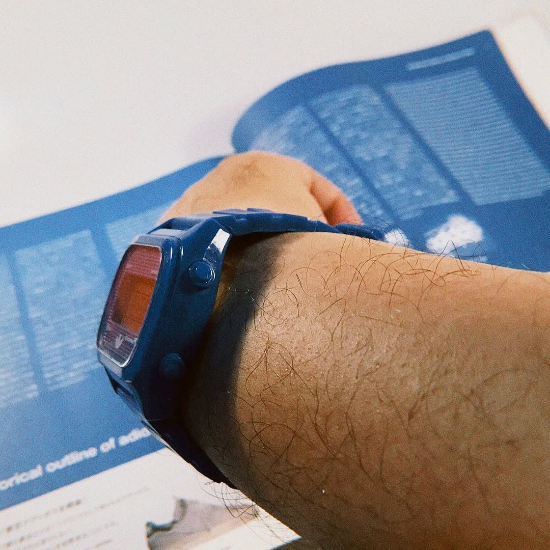 Adidas × Vintage Adidas Trefoil Watch Originals blue Og Watch water resist ag Size ONE SIZE - 15 Thumbnail