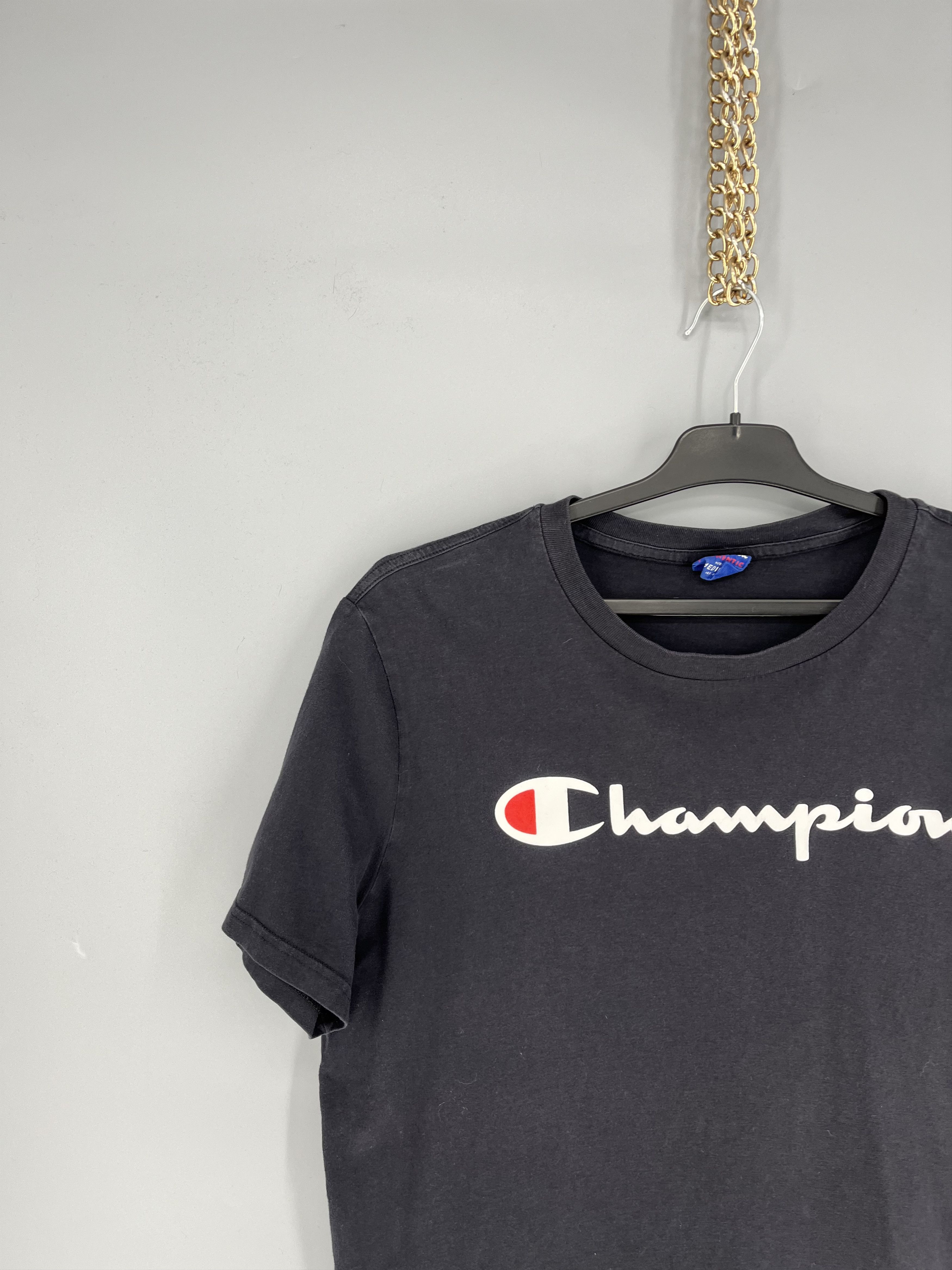 Champion VINTAGE Y2K CHAMPION BIG LOGO NICE DESIGN TSHIRT HIP HOP RAP Size US M / EU 48-50 / 2 - 4 Thumbnail
