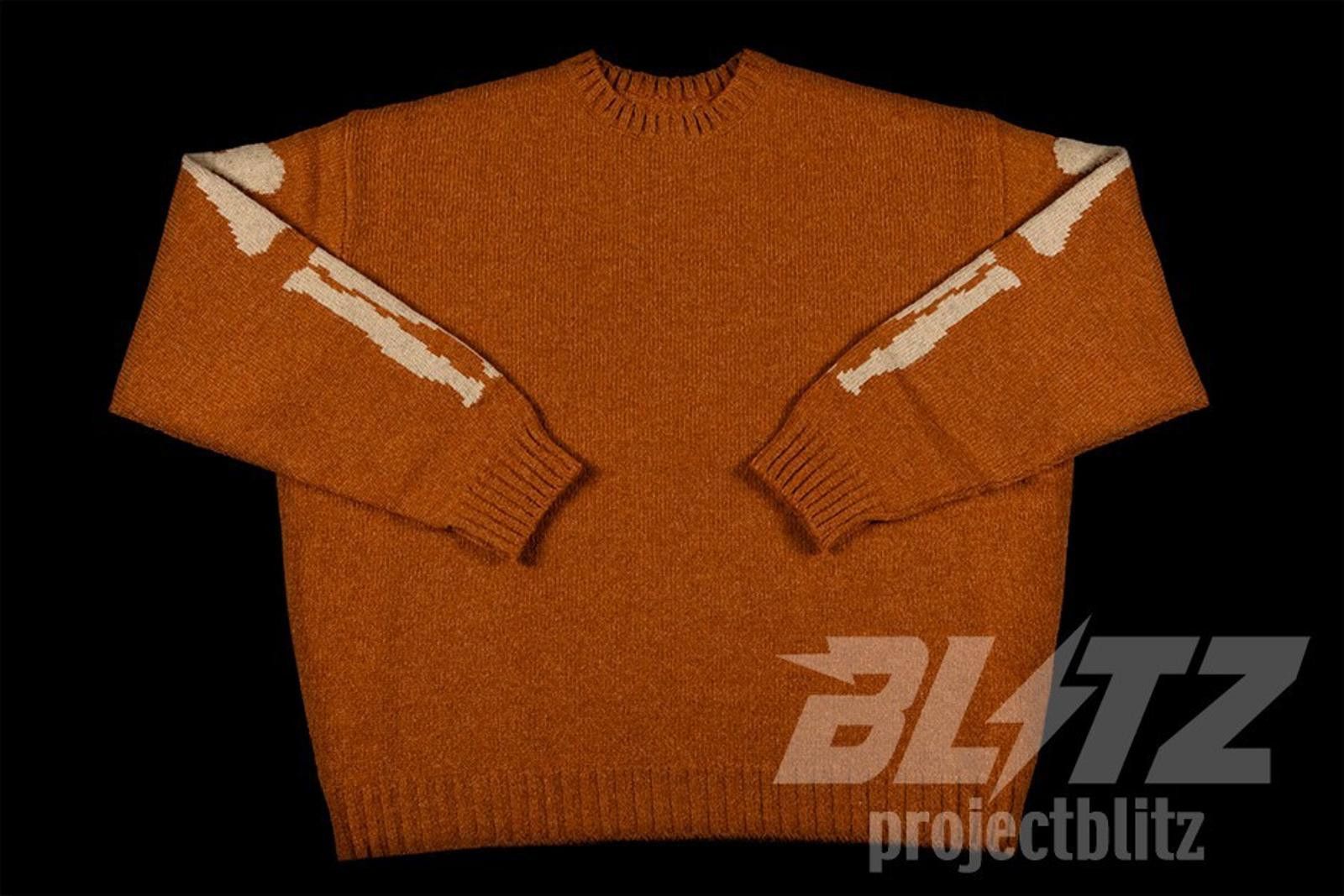 Kapital Kountry Kapital 5G Cotton Knit Bone Crew Sweater Brown Size 1 Size US S / EU 44-46 / 1 - 2 Thumbnail