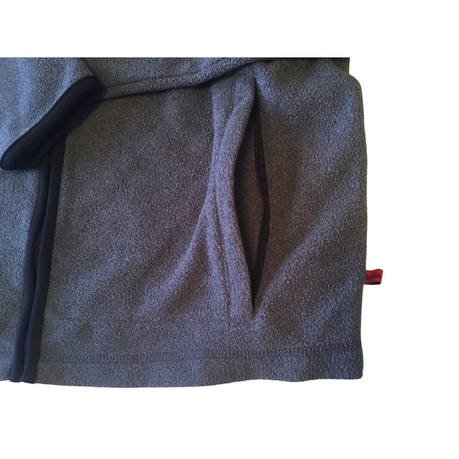 Northern Reflections Northern Reflections Fleece Full Zip Pockets Gray Red Medium Size S / US 4 / IT 40 - 5 Thumbnail