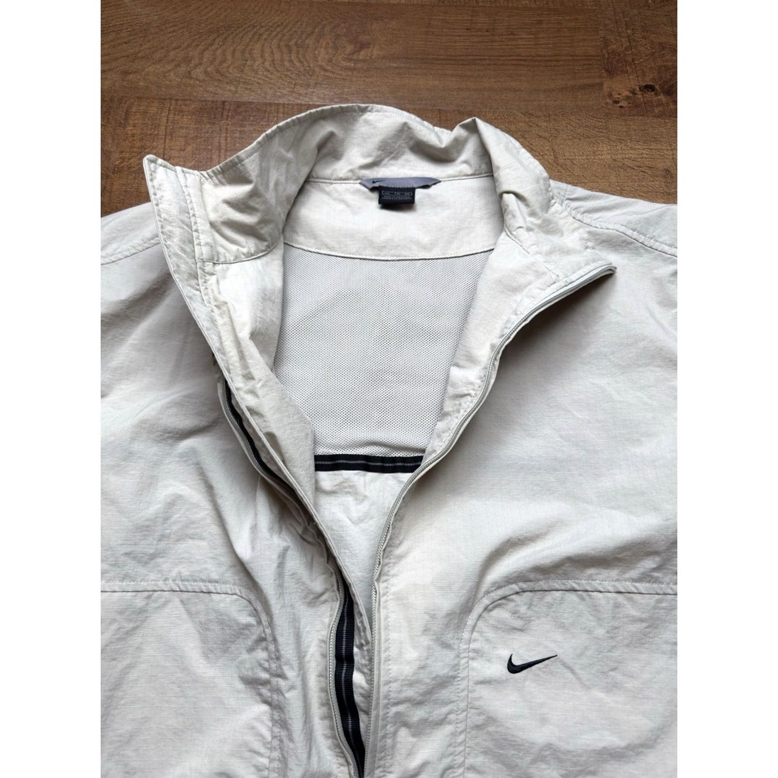 Nike VINTAGE Nike Track Jacket Mens 2XL Gray Full Zip Swoosh Grey Tag 90s Sports Size US XXL / EU 58 / 5 - 4 Thumbnail