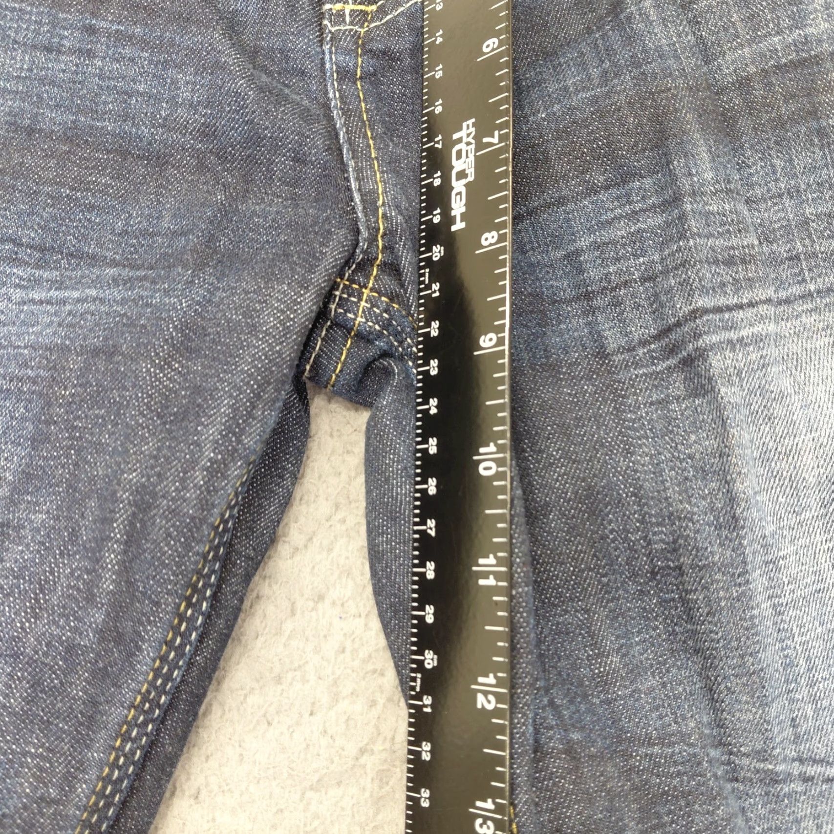 Vintage Maurices Jeans Womens 7/8 Reg Blue Denim Morgan BootCut Whiskered Embroidered Jeans Size 28" / US 6 / IT 42 - 6 Thumbnail