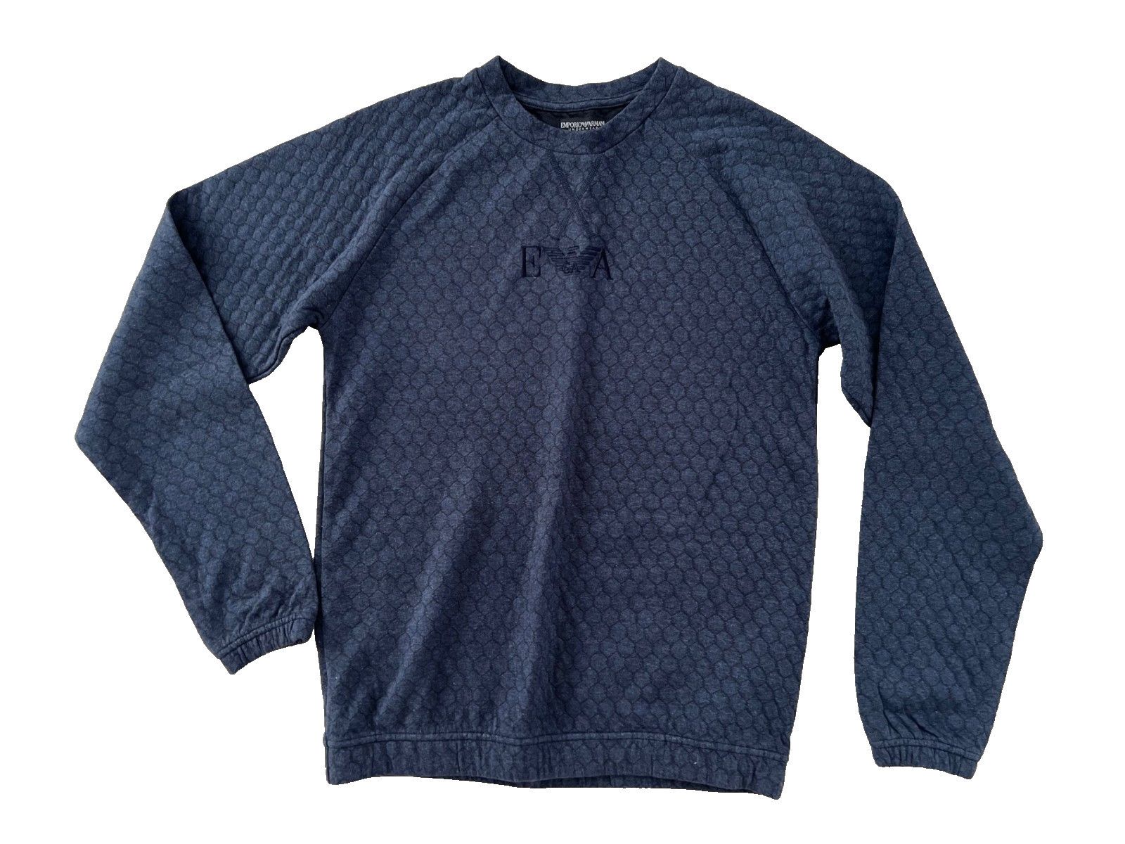 Emporio Armani EMPORIO ARMANI Loungewear CREW NECK Sweatshirt Blue ( S ) Size US L / EU 52-54 / 3 - 2 Thumbnail