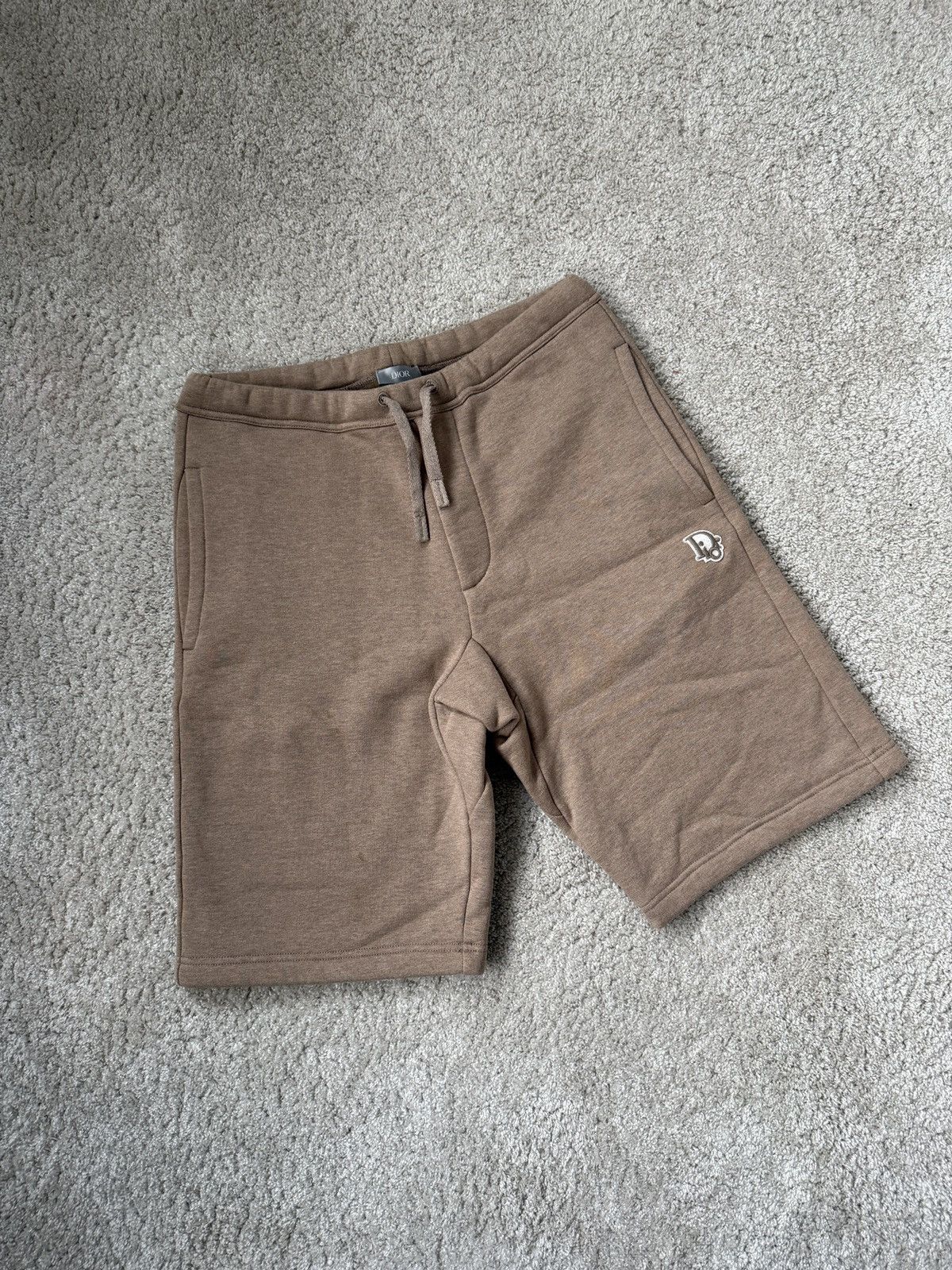 Dior Dior Logo Beige Sweat Shorts Size US 32 / EU 48 - 1 Thumbnail
