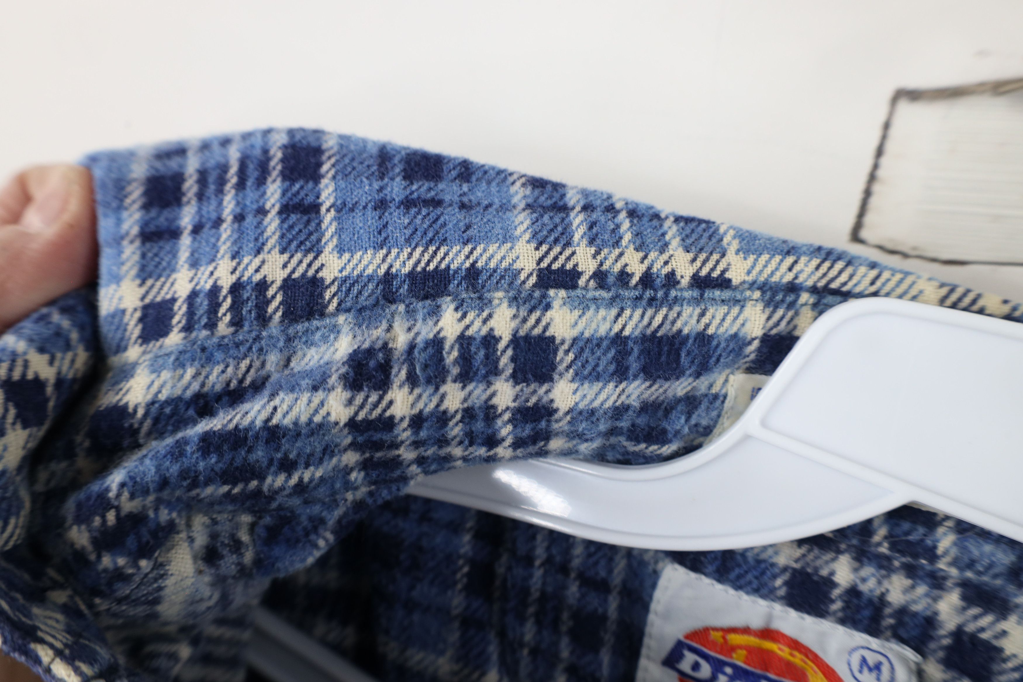 Dickies × Vintage Vintage 70s Dickies Flannel Collared Button Shirt Plaid USA Size US M / EU 48-50 / 2 - 7 Thumbnail