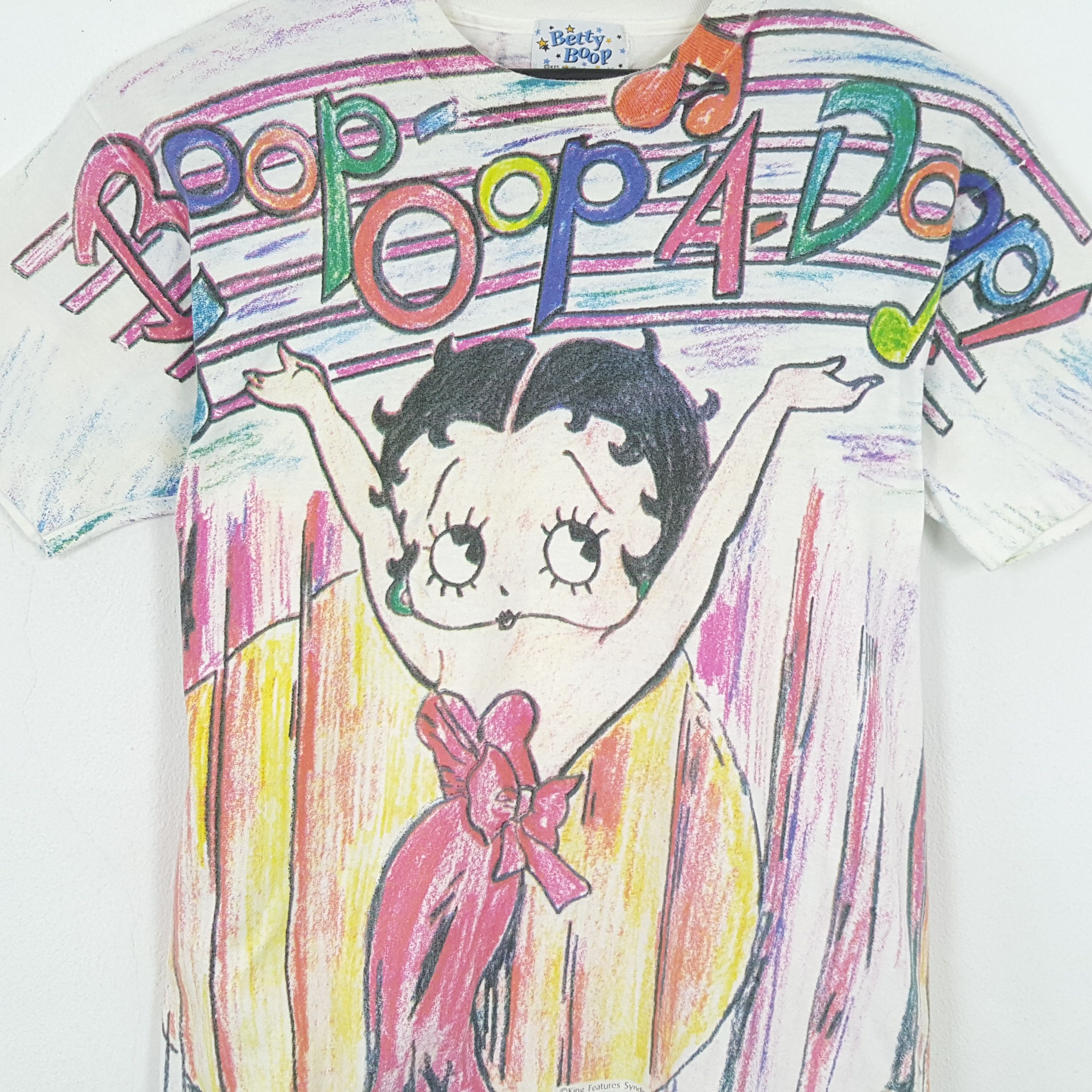 Anime × Cartoon Network × Vintage BETTY BOOP Fullprint Design Cartoon Vintage Tshirt Size US L / EU 52-54 / 3 - 2 Thumbnail