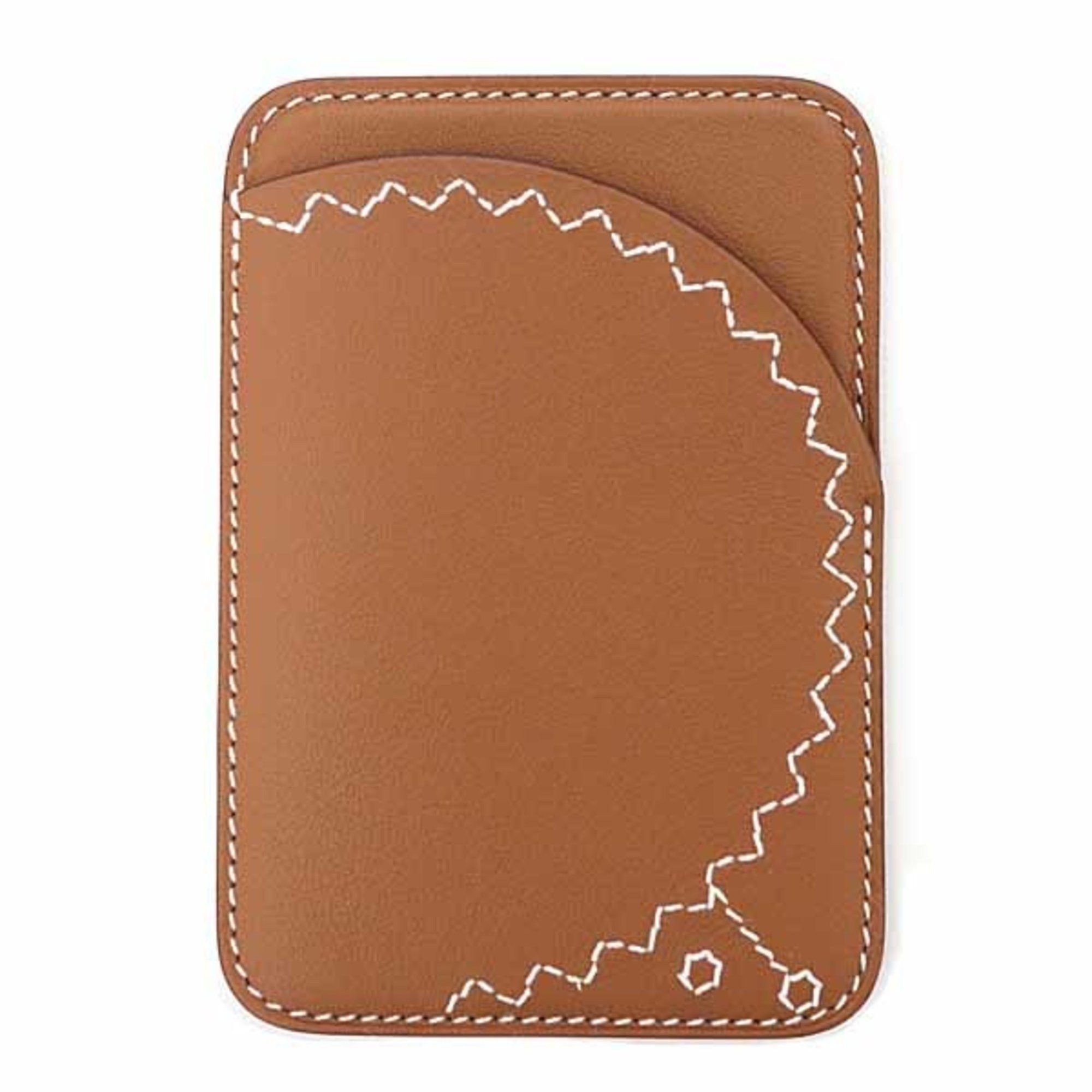 Hermes Hermes Card Case "MagSafe" Eman "Elisson" Hedgehog Business Holder Leather B Stamp (Made in 2023) Brown Size ONE SIZE - 1 Thumbnail