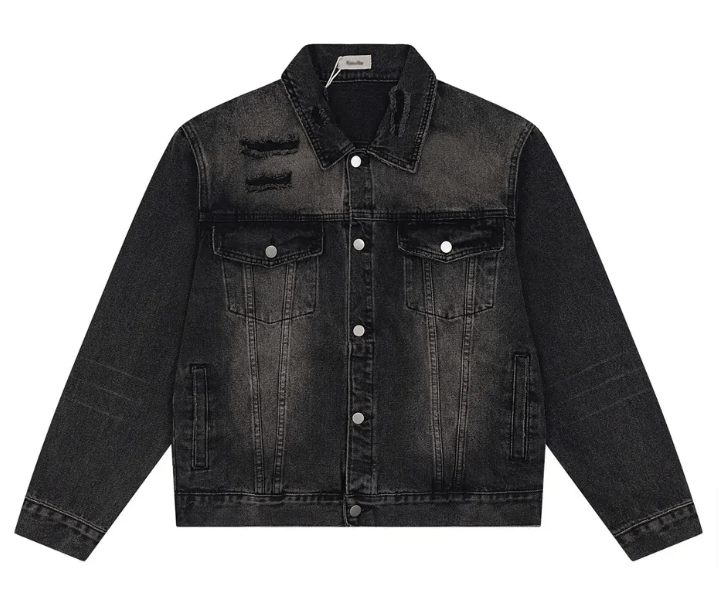 Japanese Brand × Vintage "Black Role -M" Jeans Jacket Size US M / EU 48-50 / 2 - 1 Thumbnail