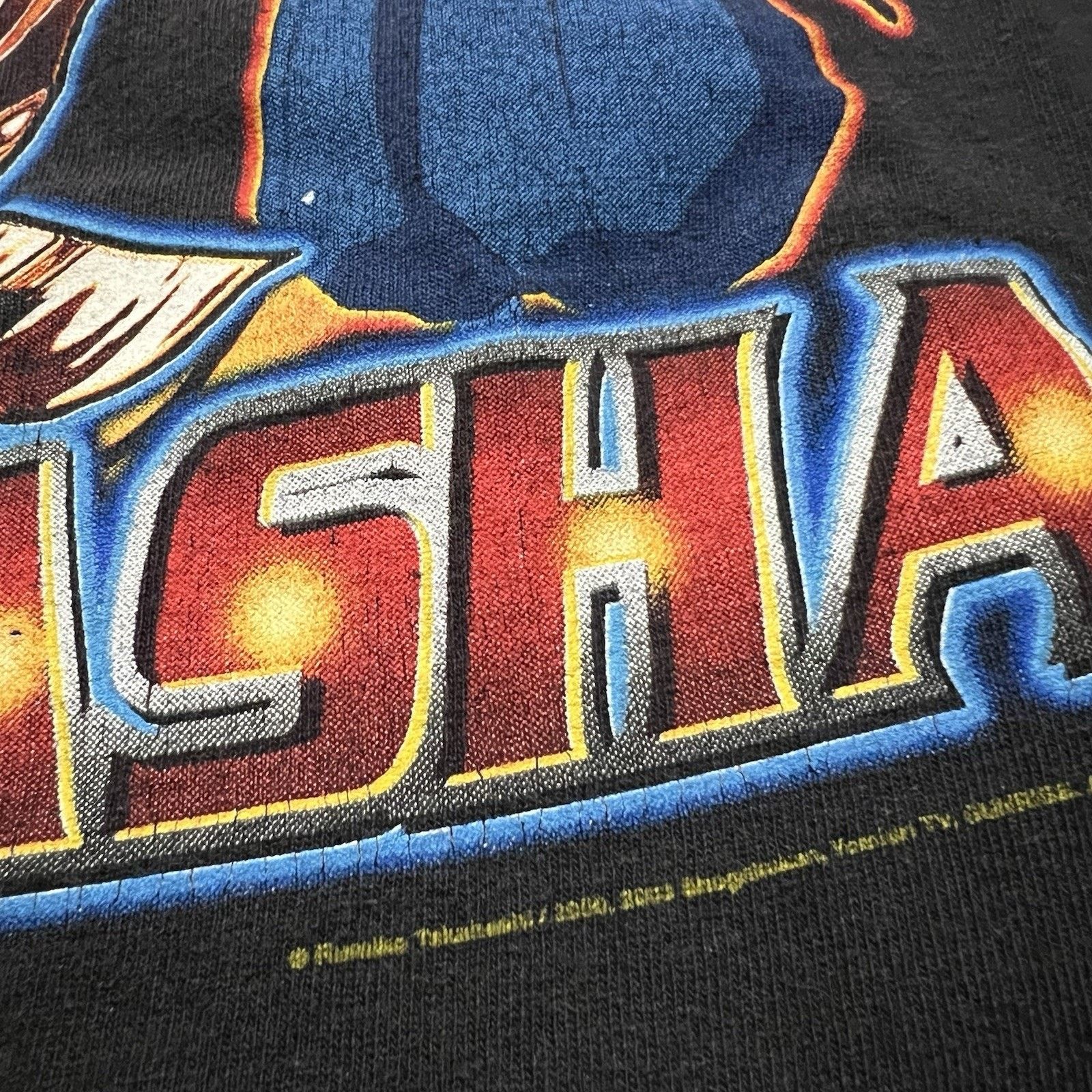 Gildan VTG Inuyasha Anime T Shirt Faded Black Japanese Manga Large Size US L / EU 52-54 / 3 - 5 Thumbnail